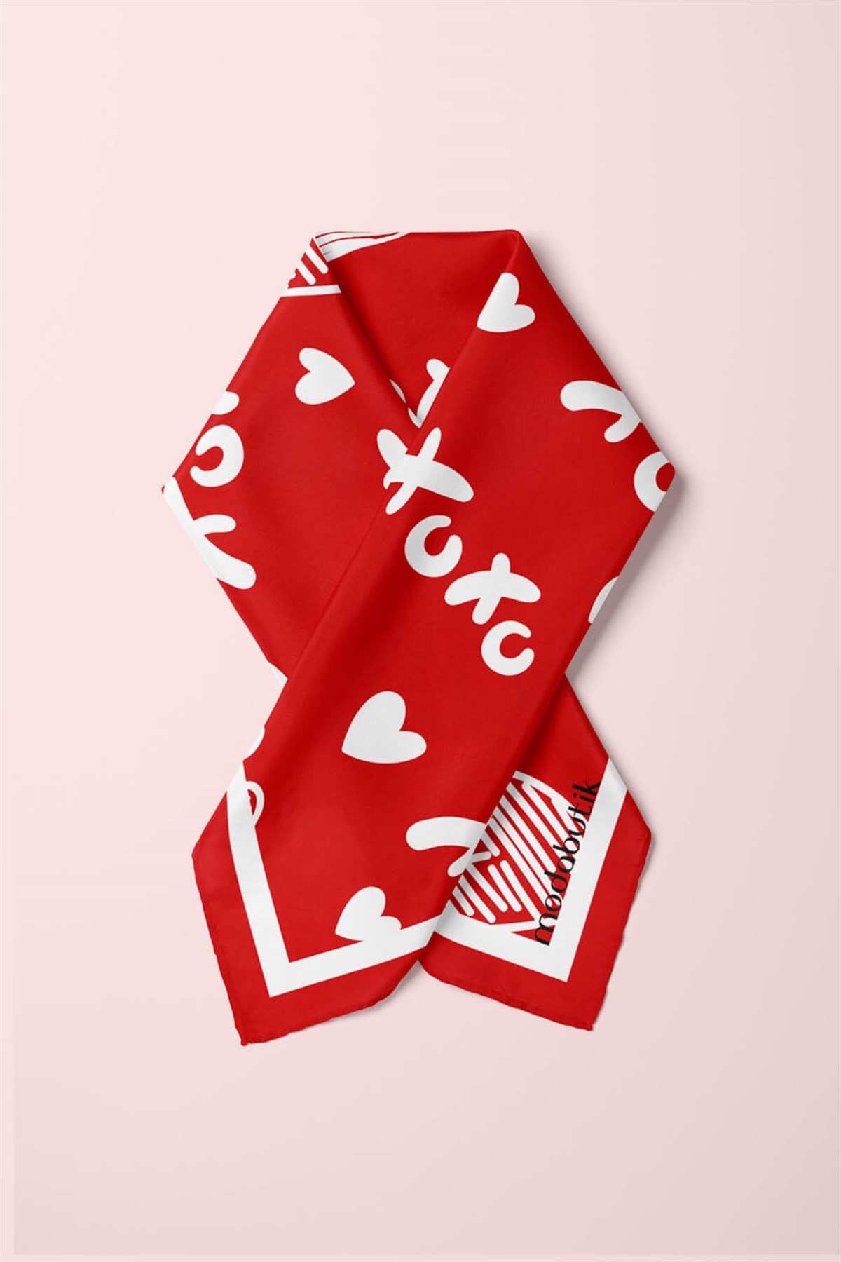 F5  Violla XOXO Desenli Bandana
