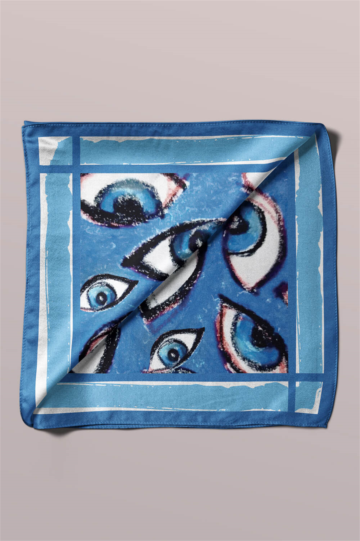 A13 OUL PASTEL BLUE TASARIM BANDANA