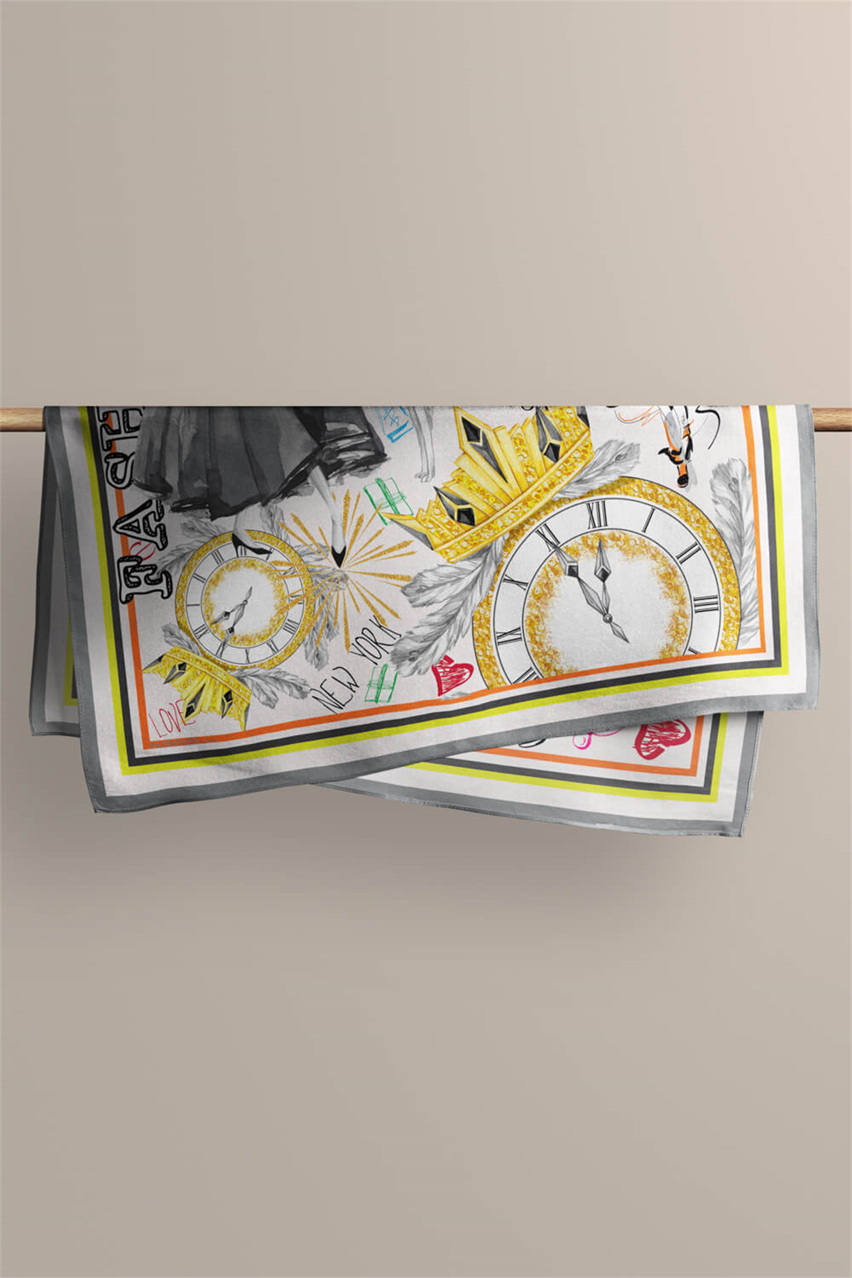 C110 COLOEFUL ABTRACT TASARIM BANDANA