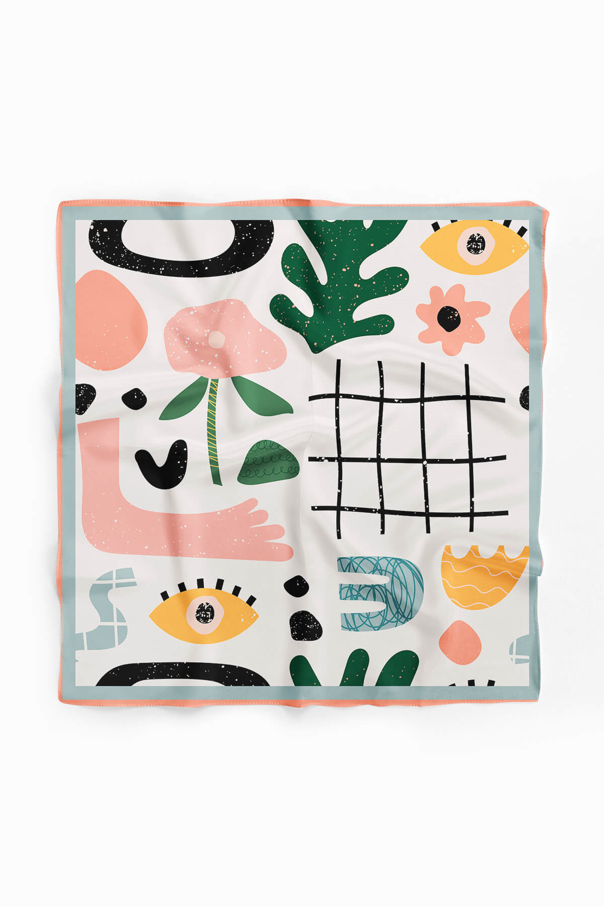 G62 Modabutik Geometri Deseni Bandana