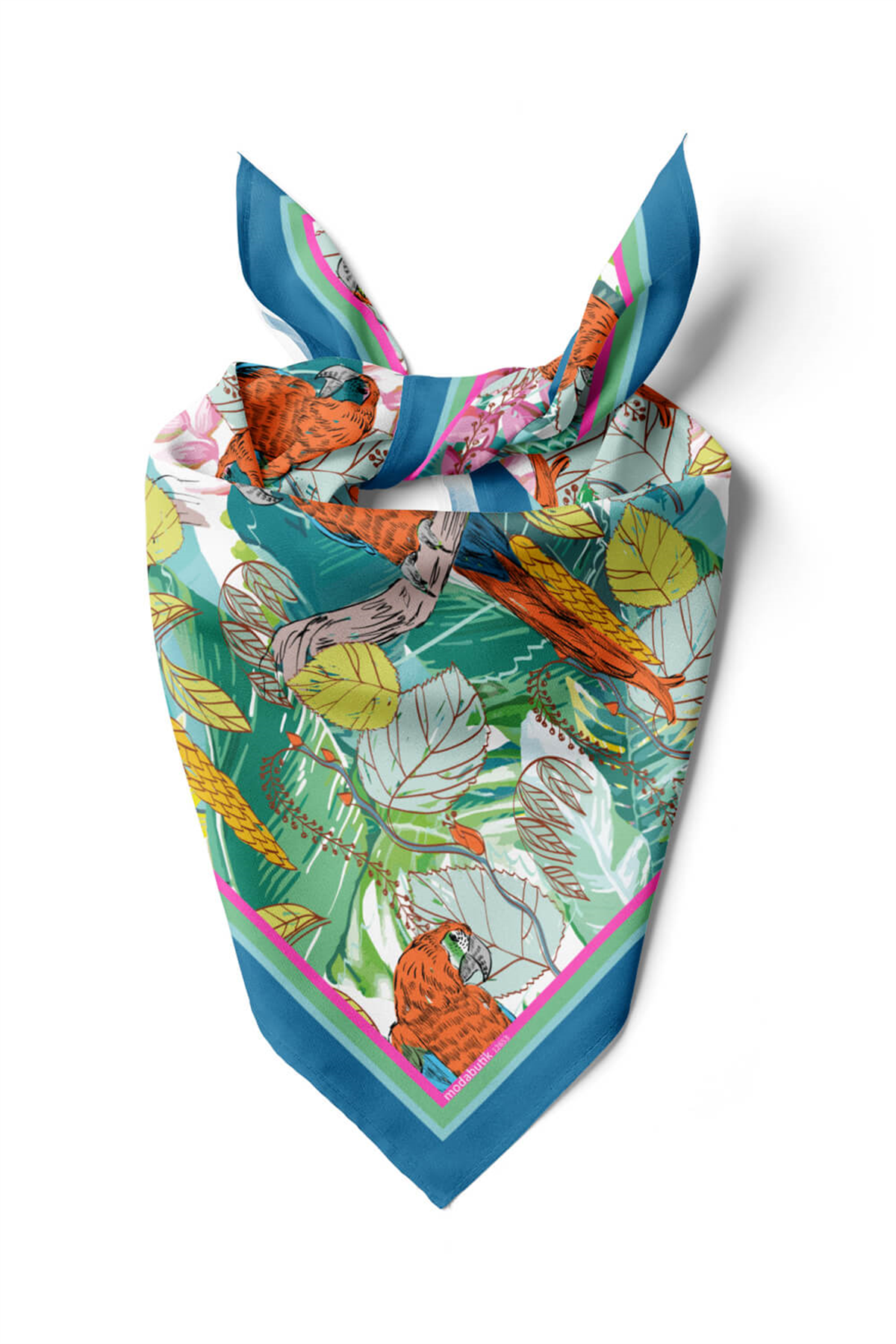 G80 TROPIC PARROT TASARILI BANDANA