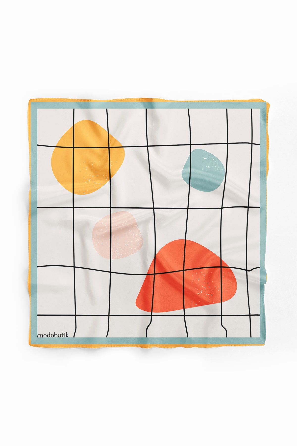 C8 Modabutik Geometri Deseni Bandana