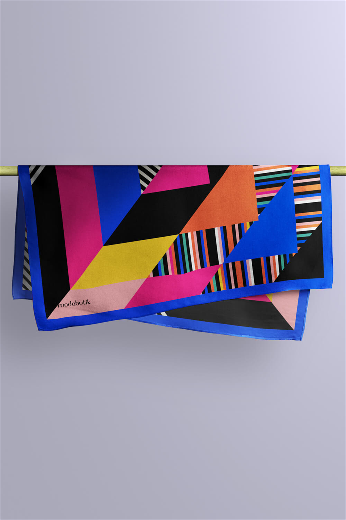 B4 Modabutik Geometrik Desenli Bandana