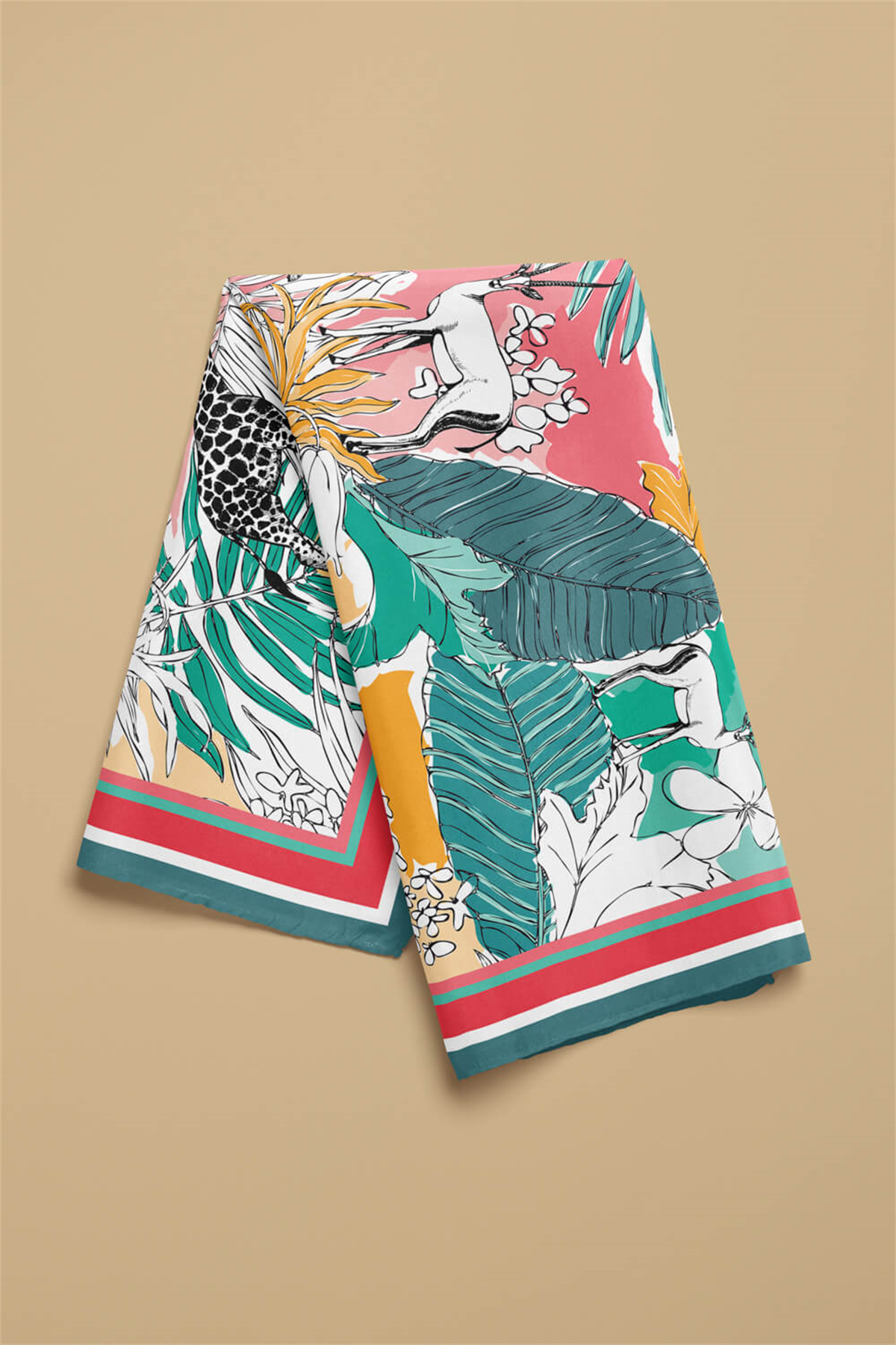 B110 TROPICAL TASARIM BANDANA