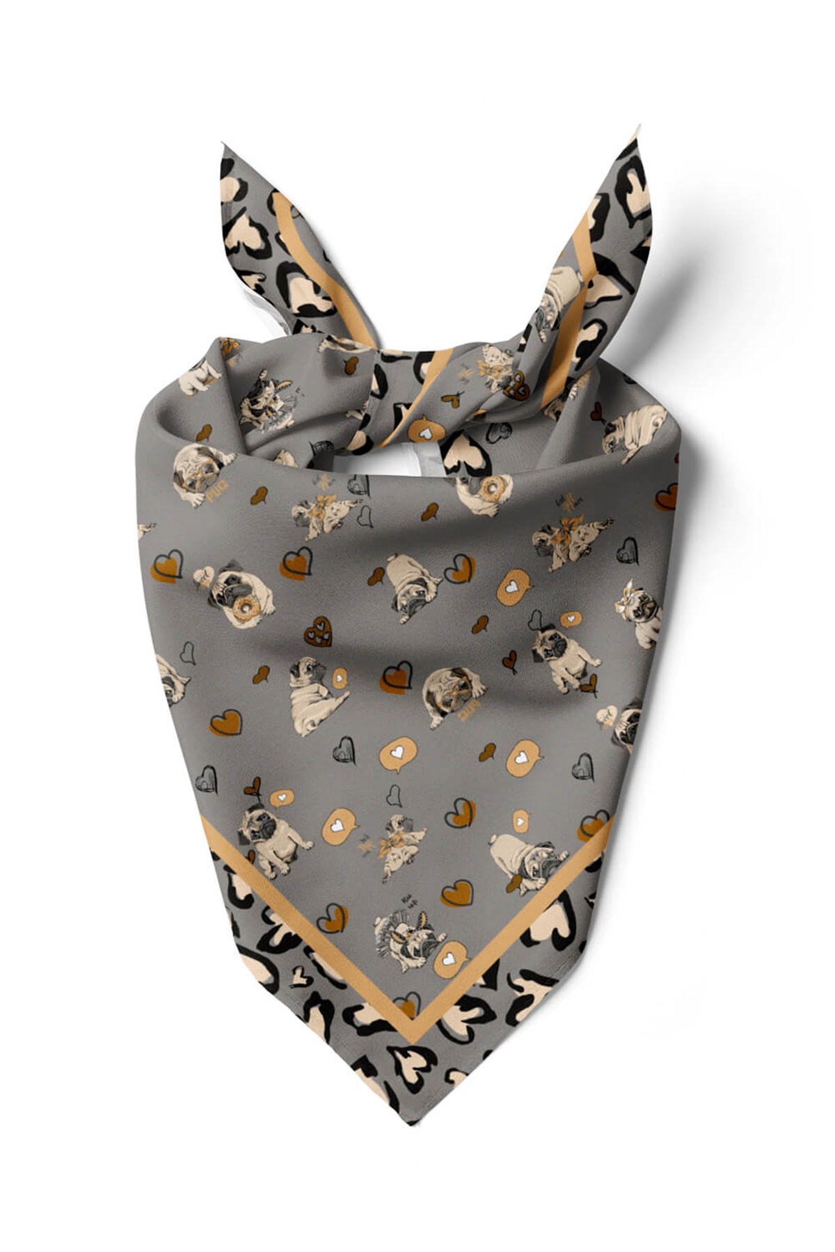 Violla Y89 KADIN DESENLİ YEŞİL BANDANA