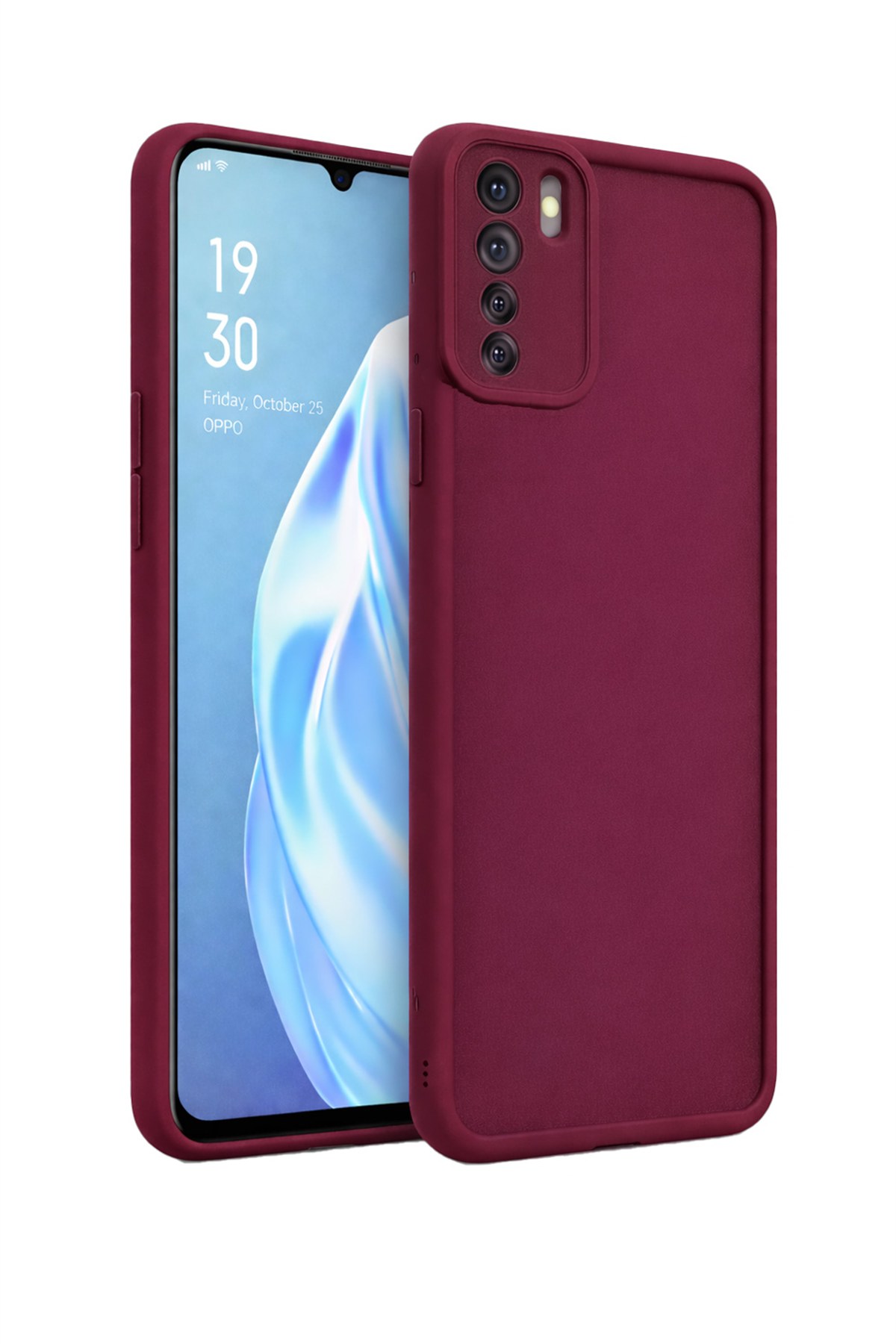 Oppo A91 4G / Oppo Reno 3 / Oppo F15 Kılıf – Kamera Çıkıntılı – Mat Silikon Telefon Kılıfı