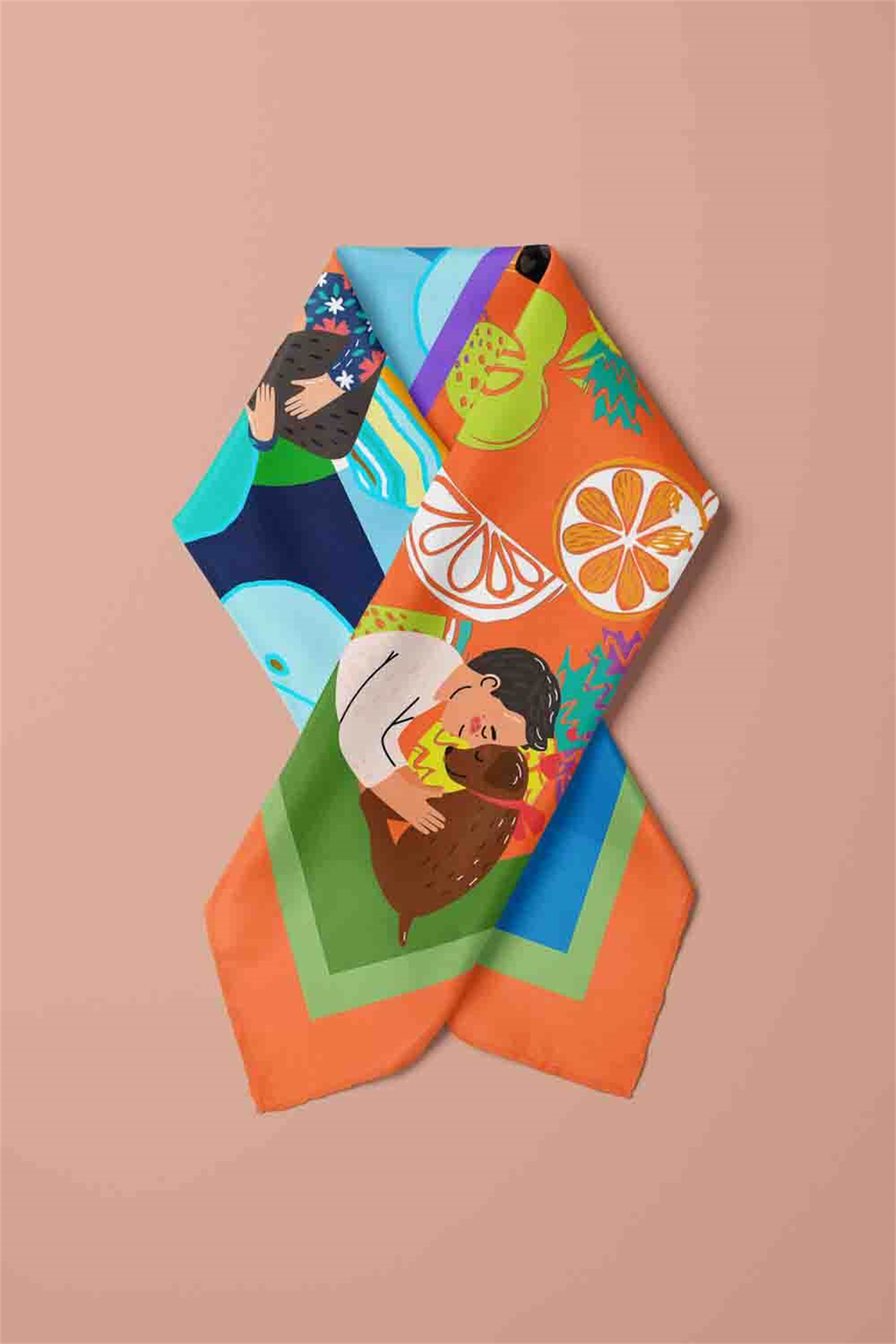 C52 KADIN DESENLİ BANDANA