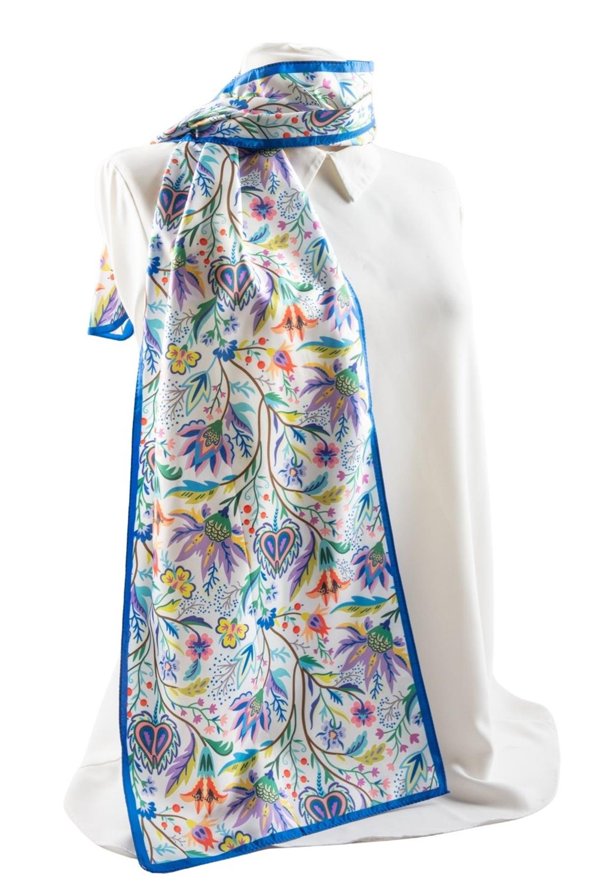 Modabutik Çiçek Desenli Fular