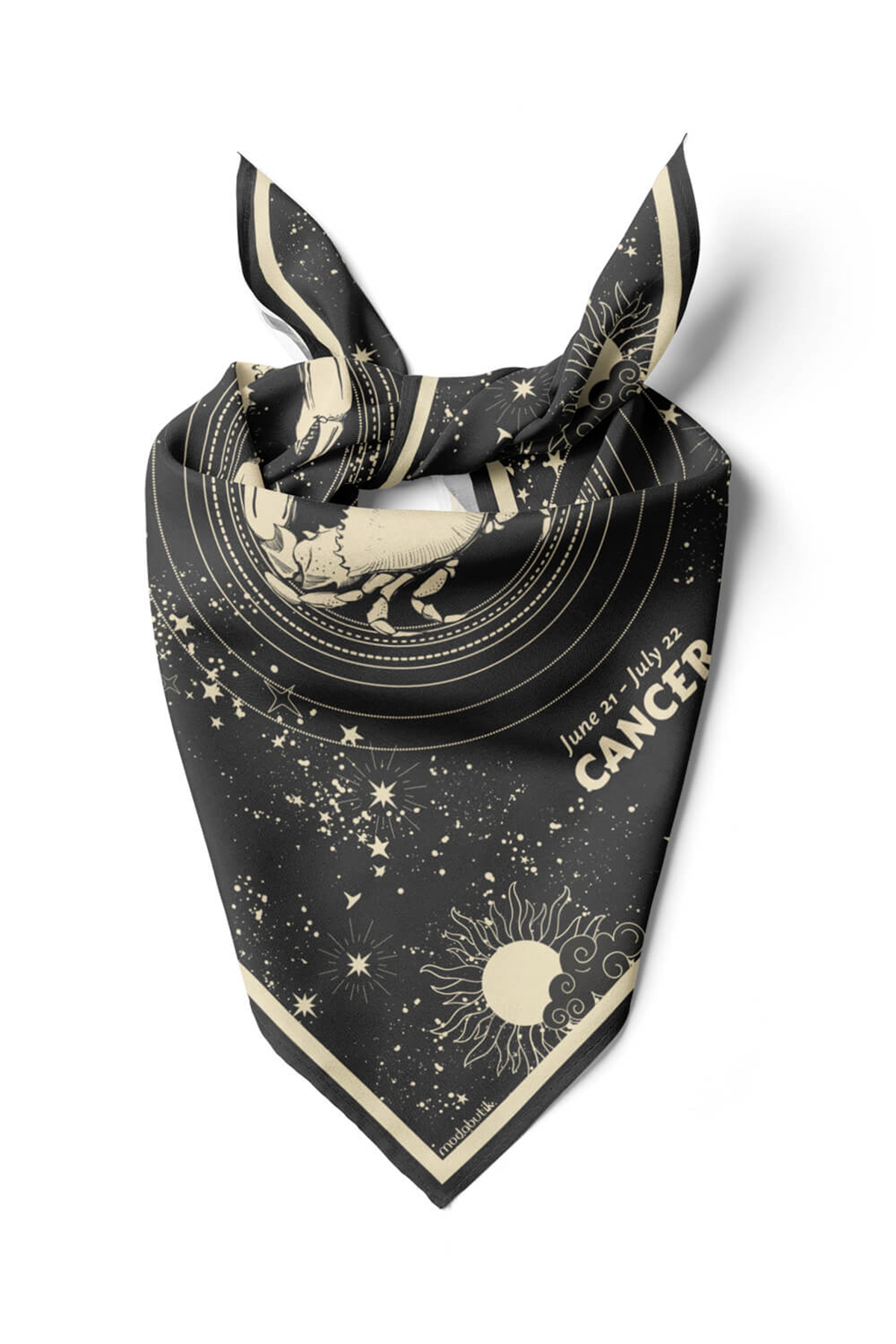 G117 Modabutik Yengeç Burcu Bandana