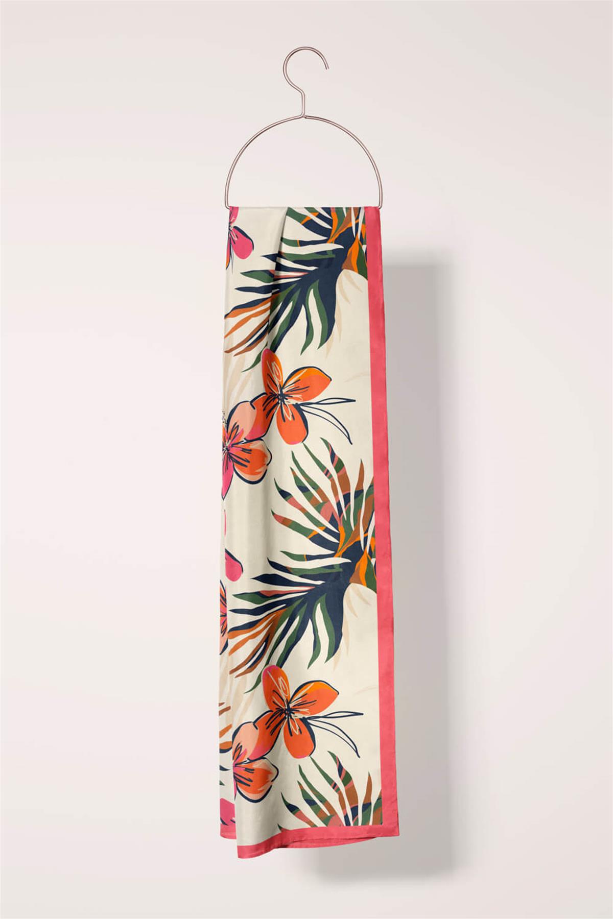 Modabutik Çiçek Desenli Kadın Fular