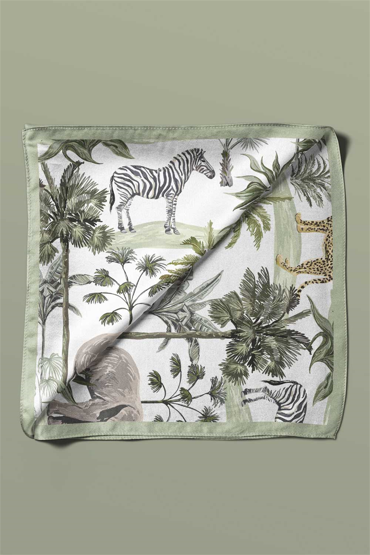 100% Silk Headscarf for Women - 22