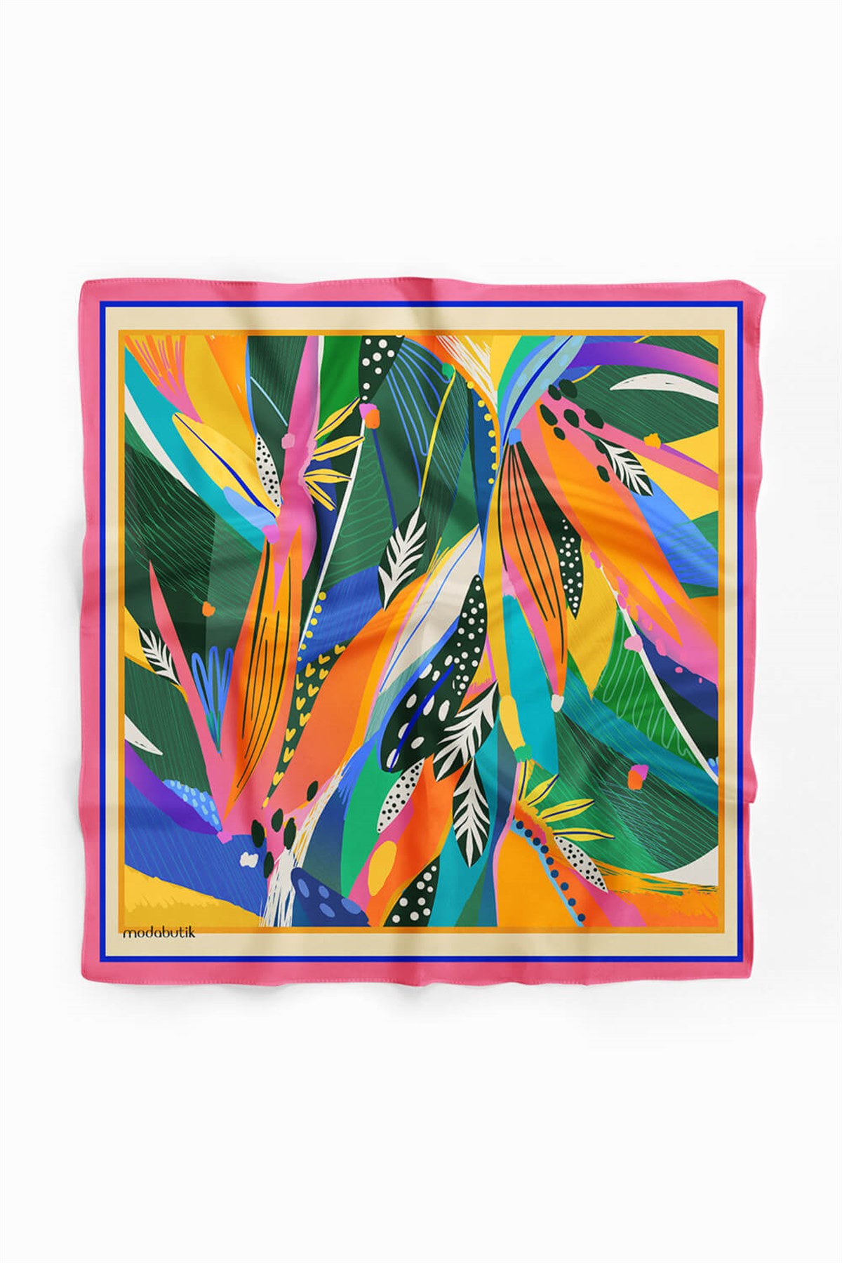 Violla Karışık Desenli Bandana