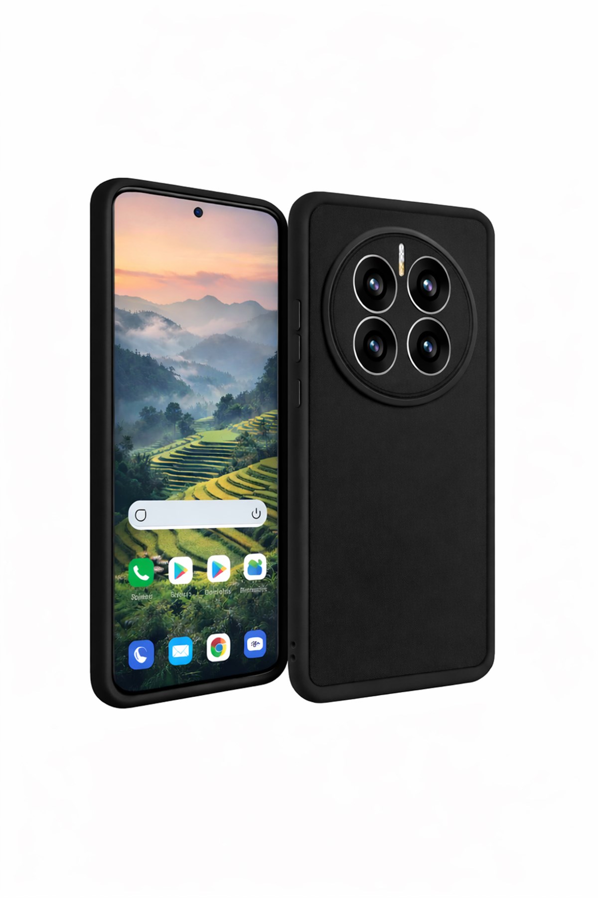 Huawei Mate 50 Uyumlu Kamera Çıkıntılı Mat Silikon Telefon Kılıfı
