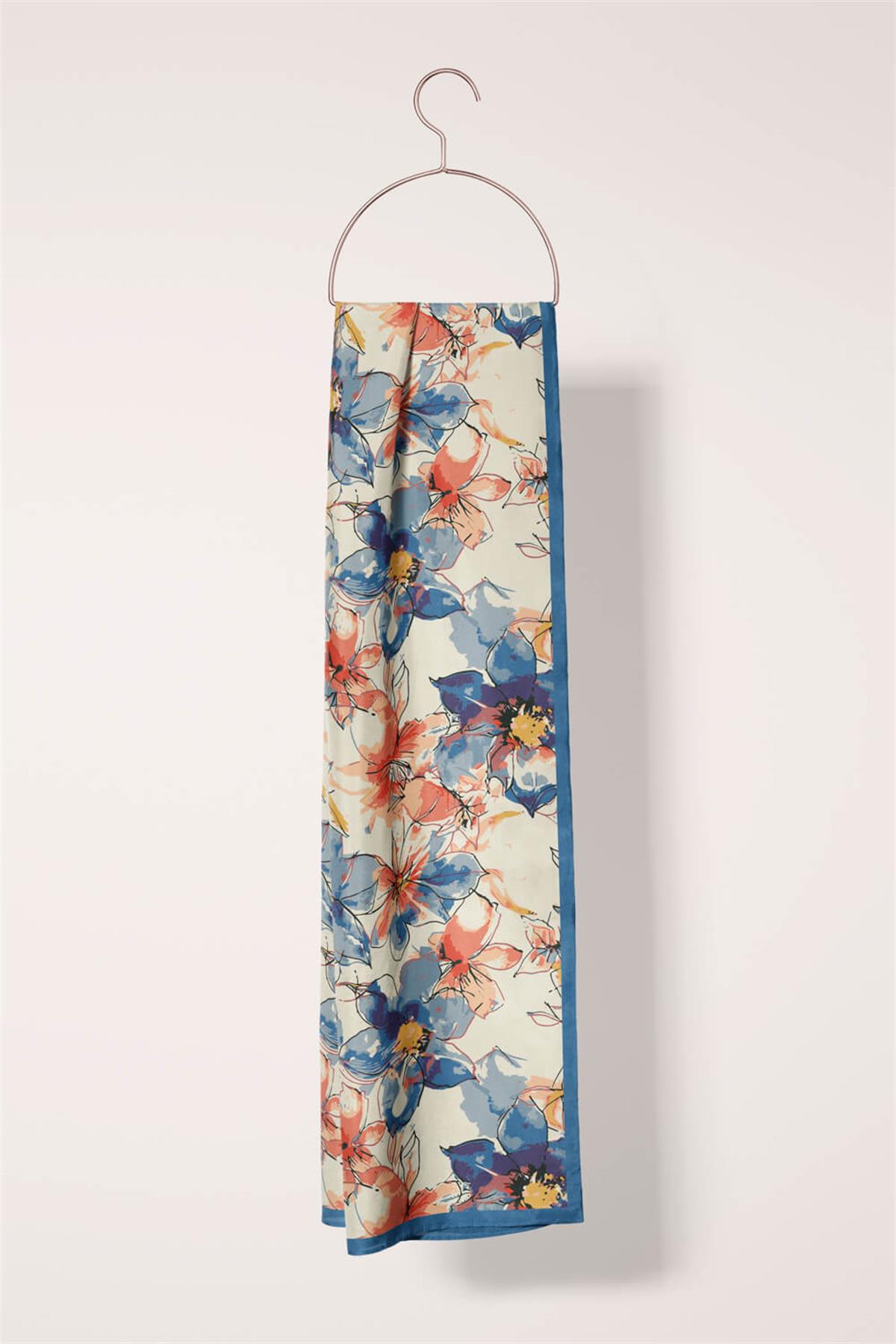 Modabutik Çiçek Desenli Fular