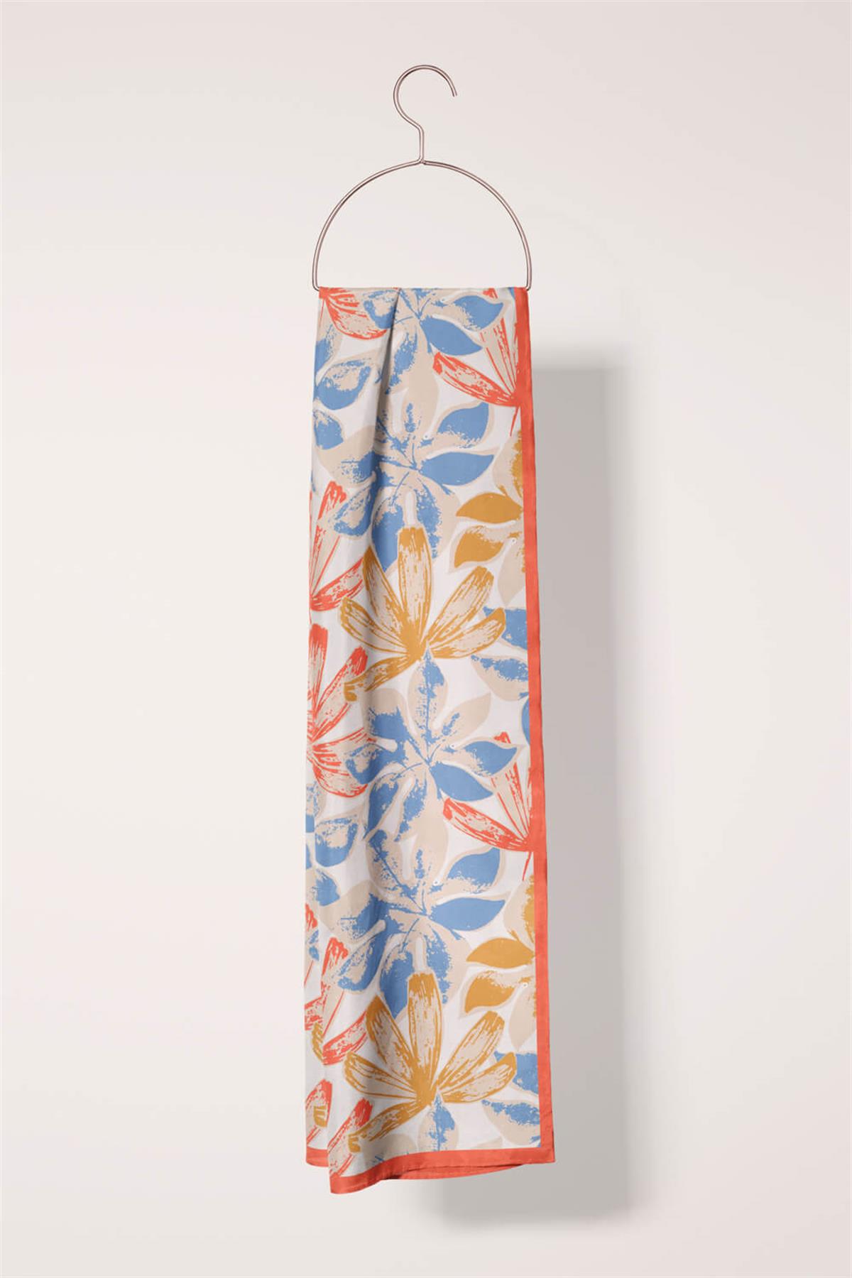 Modabutik Yaprak Desenli Fular