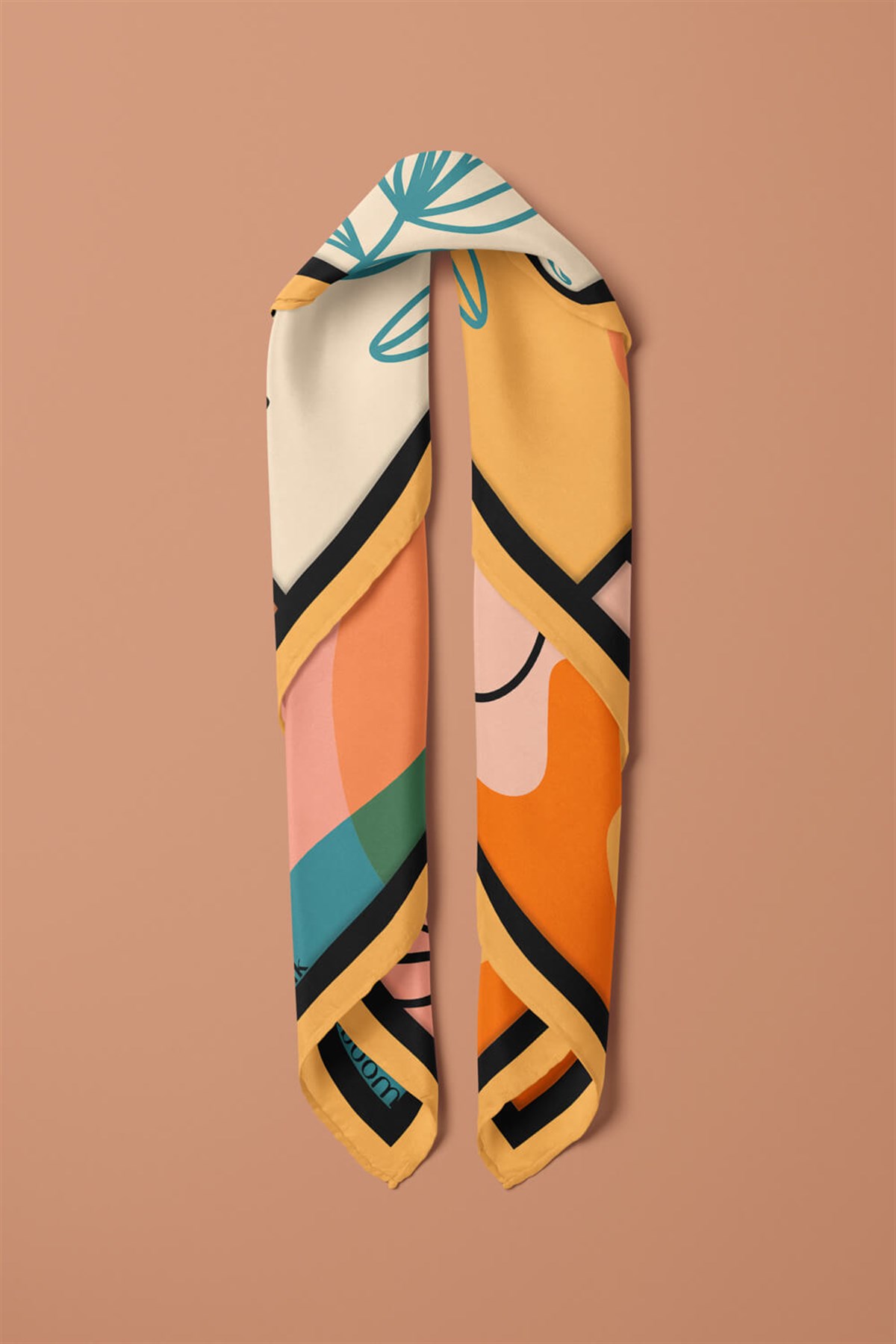 Violla Geometri Deseni Bandana