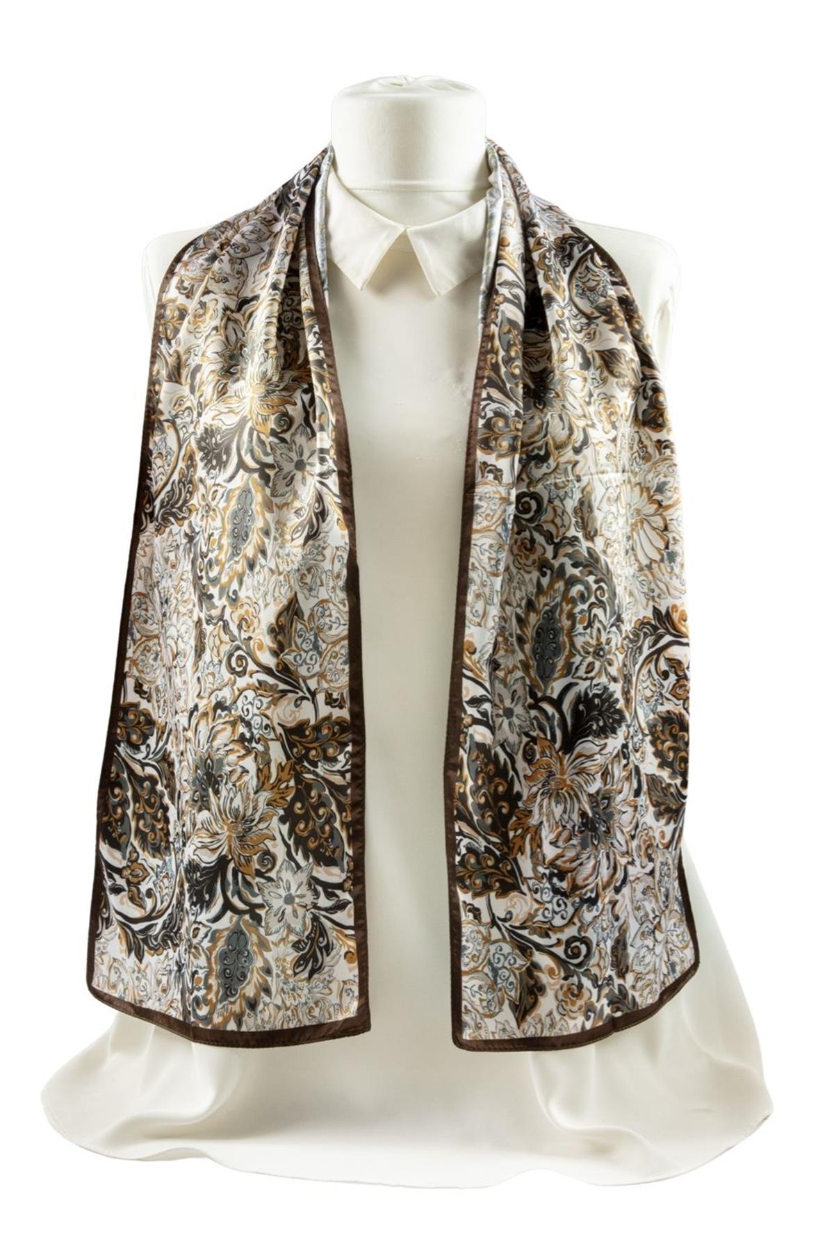 I39 Modabutik Çiçek Desenli Fular