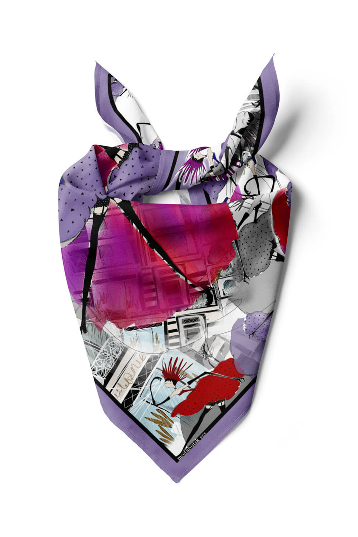 C73 KADIN DESENLİ BANDANA