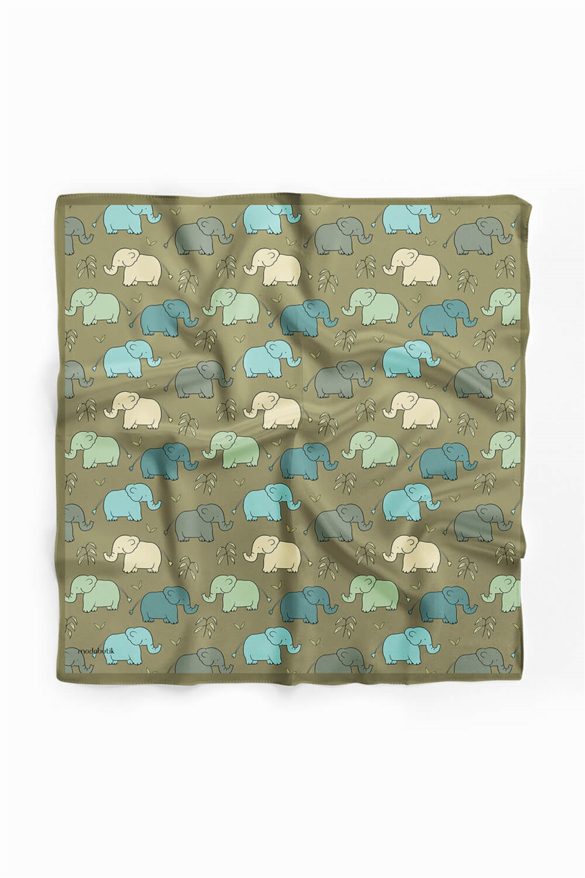 F97 Modabutik Fil Desenli Bandana