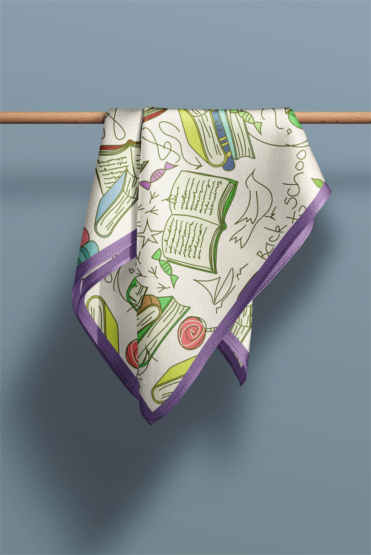 100% Silk Headscarf for Women - 22