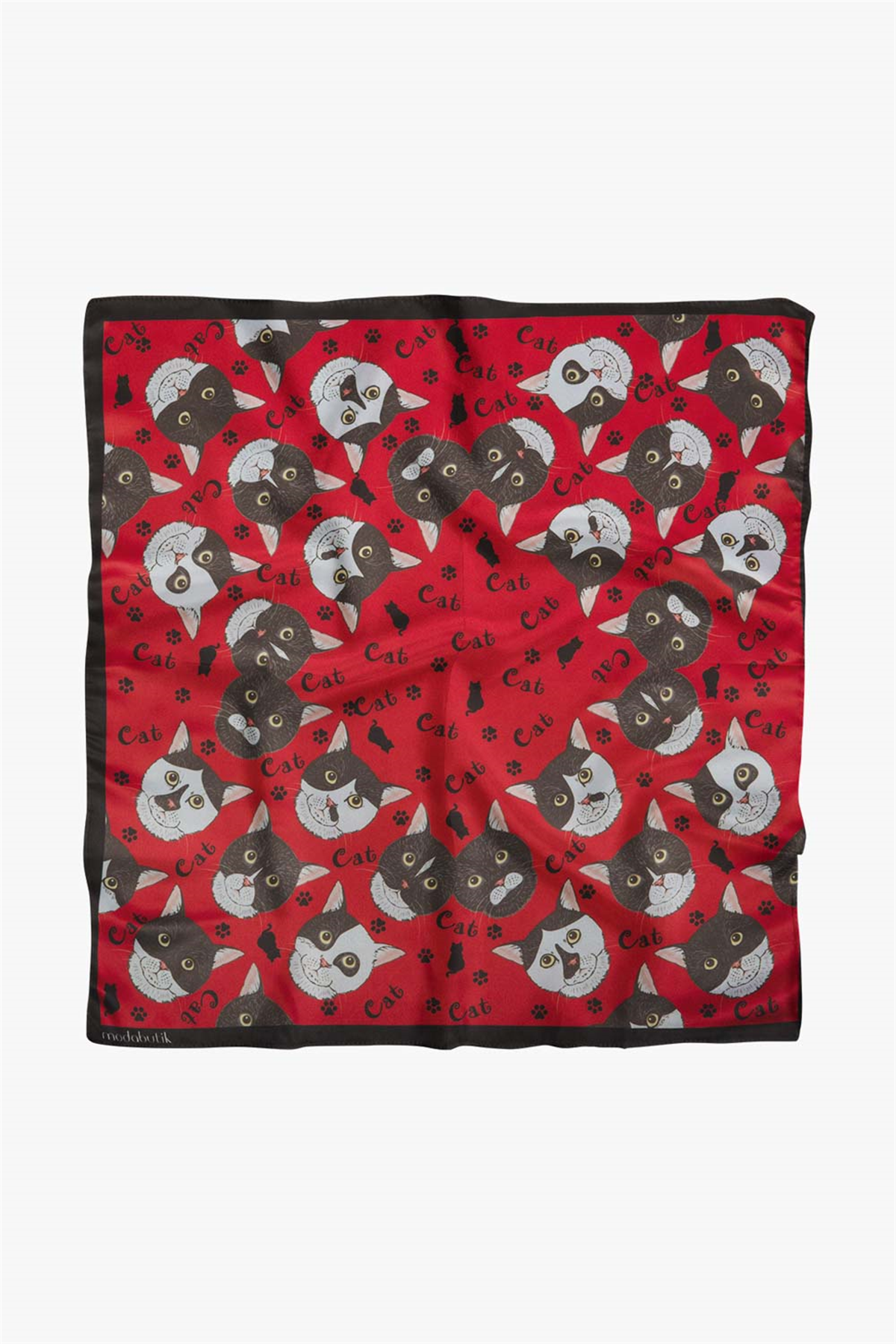 B67 Modabutik Köpek Bandanası Kırmızı 50x50