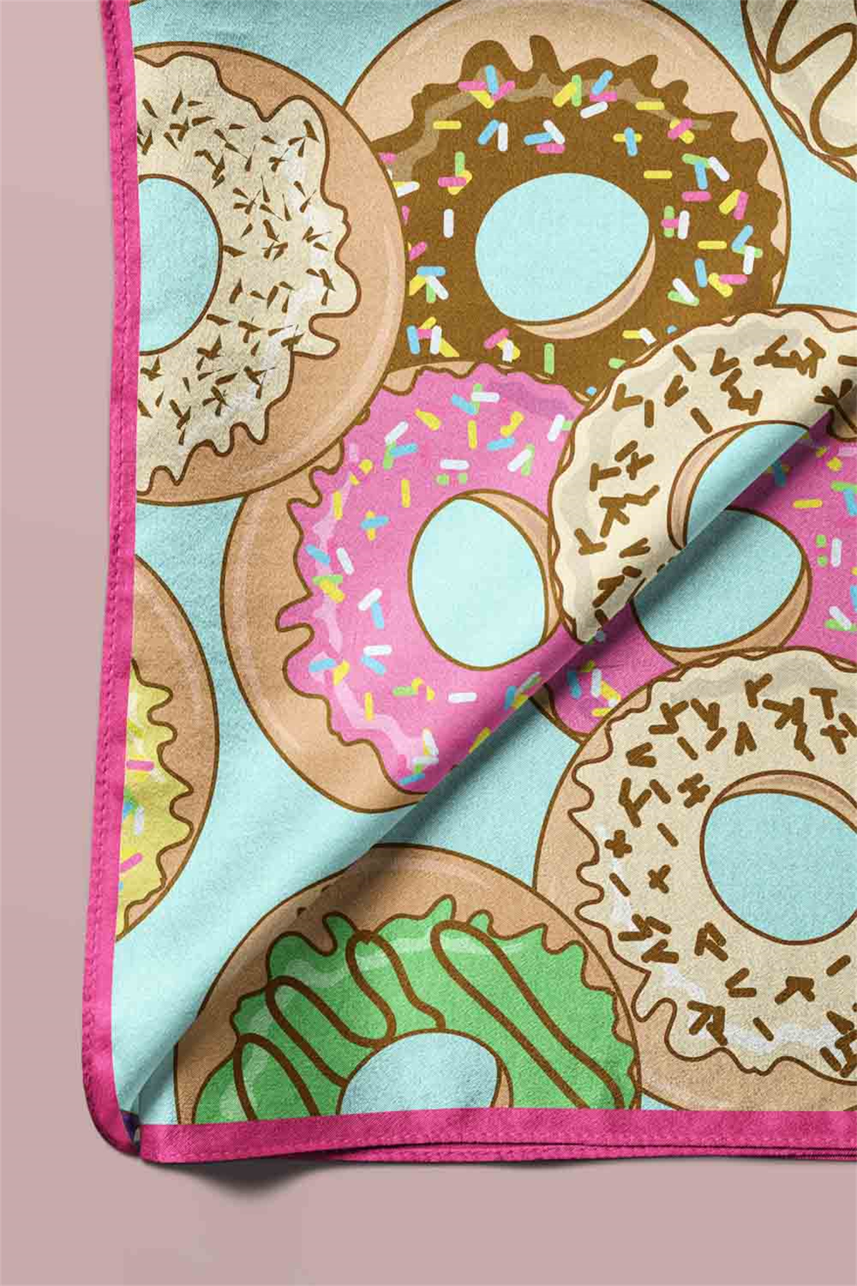 100% Silk Headscarf for Women - 22