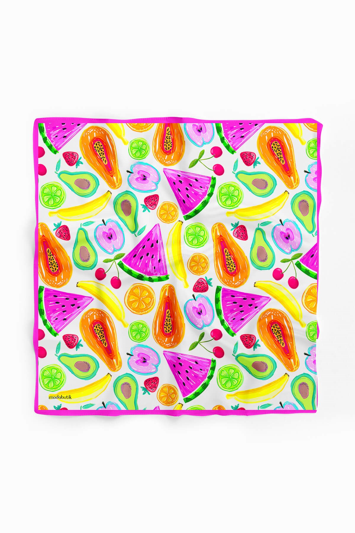 G96 Violla Meyve Desenli Bandana