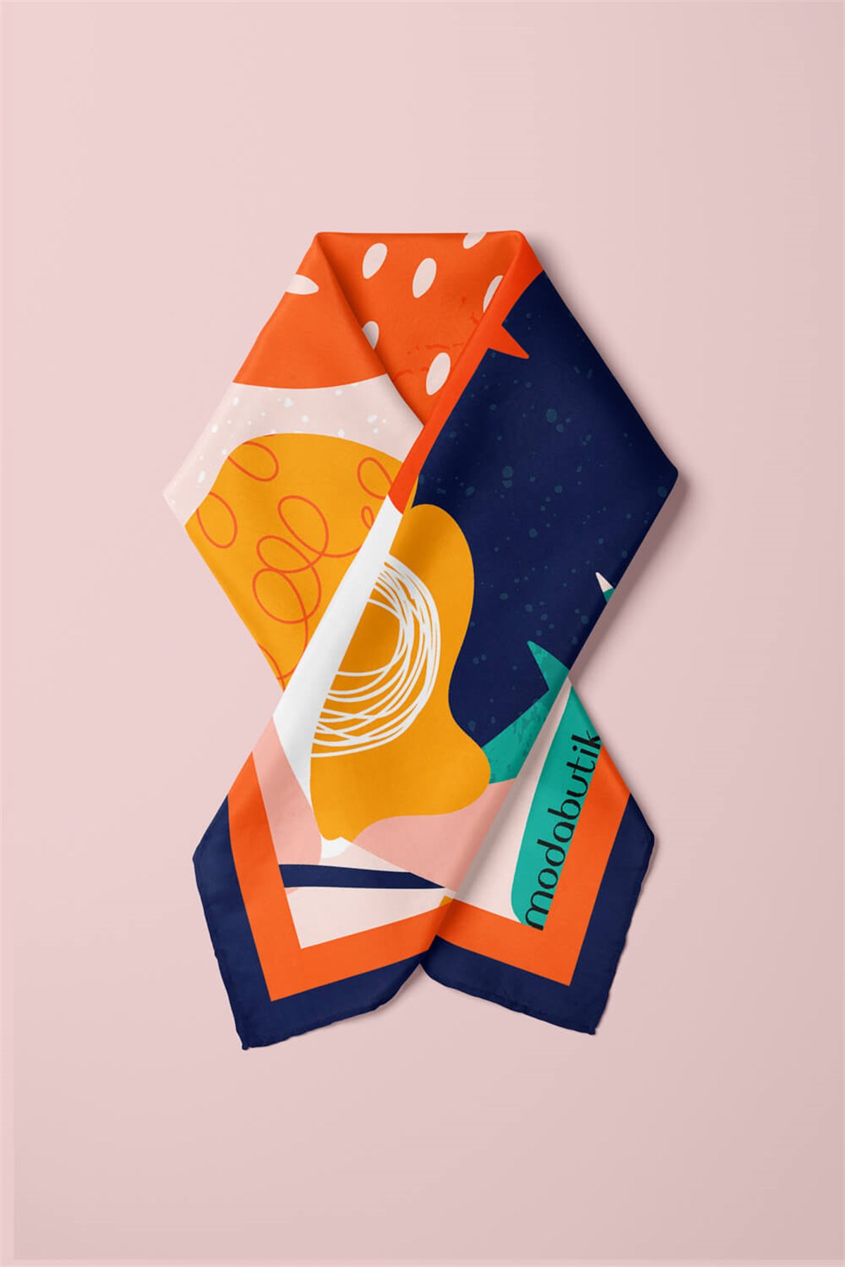 Violla Geometri Deseni Bandana