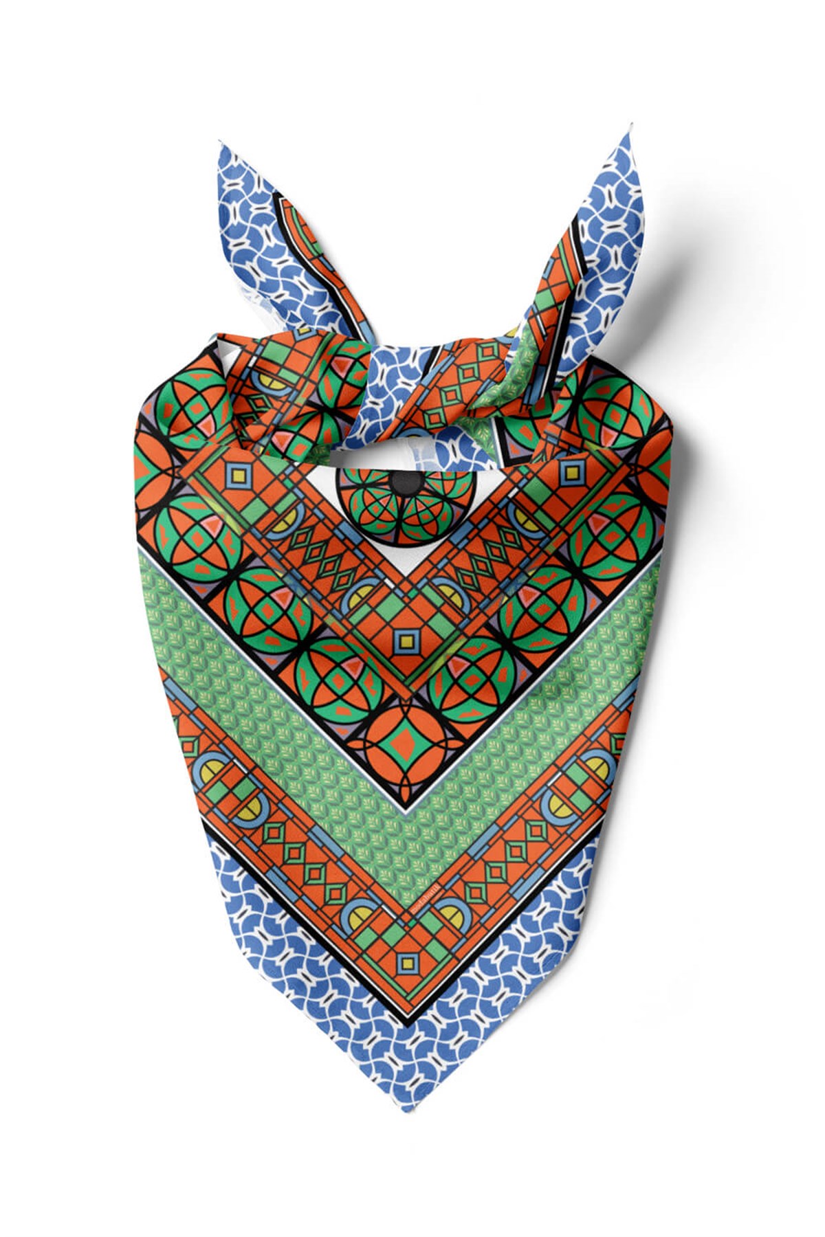 Violla Y91 MODERN RETRO DESENLİ BANDANA DG12229