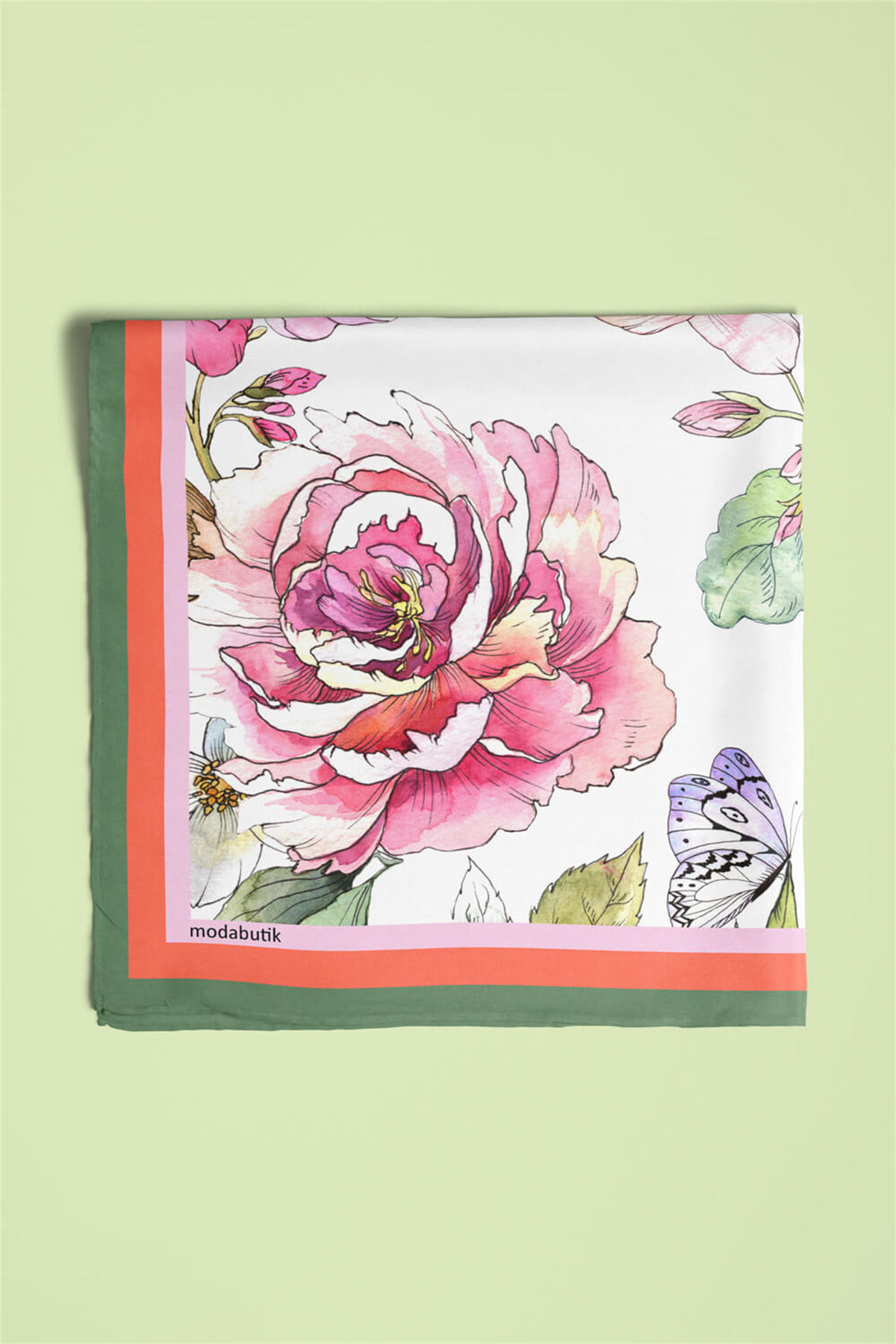 G4 FLORAL TASARIMLI BANDANA