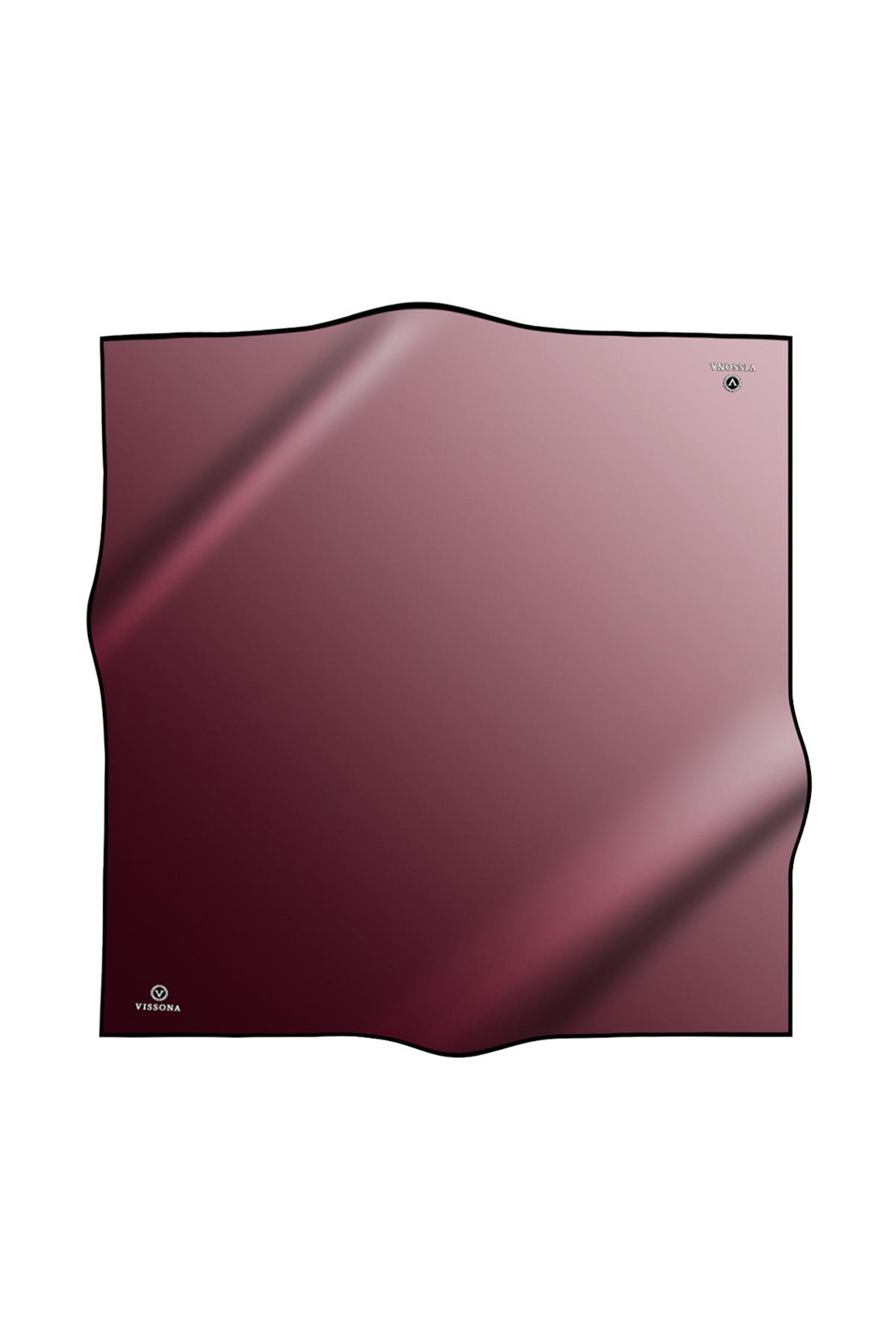 %100 Twill İpek Degrade Desenli Soğan Kabuğu Renkli 90x90 Eşarp Dikim Şekli : El Dikişi