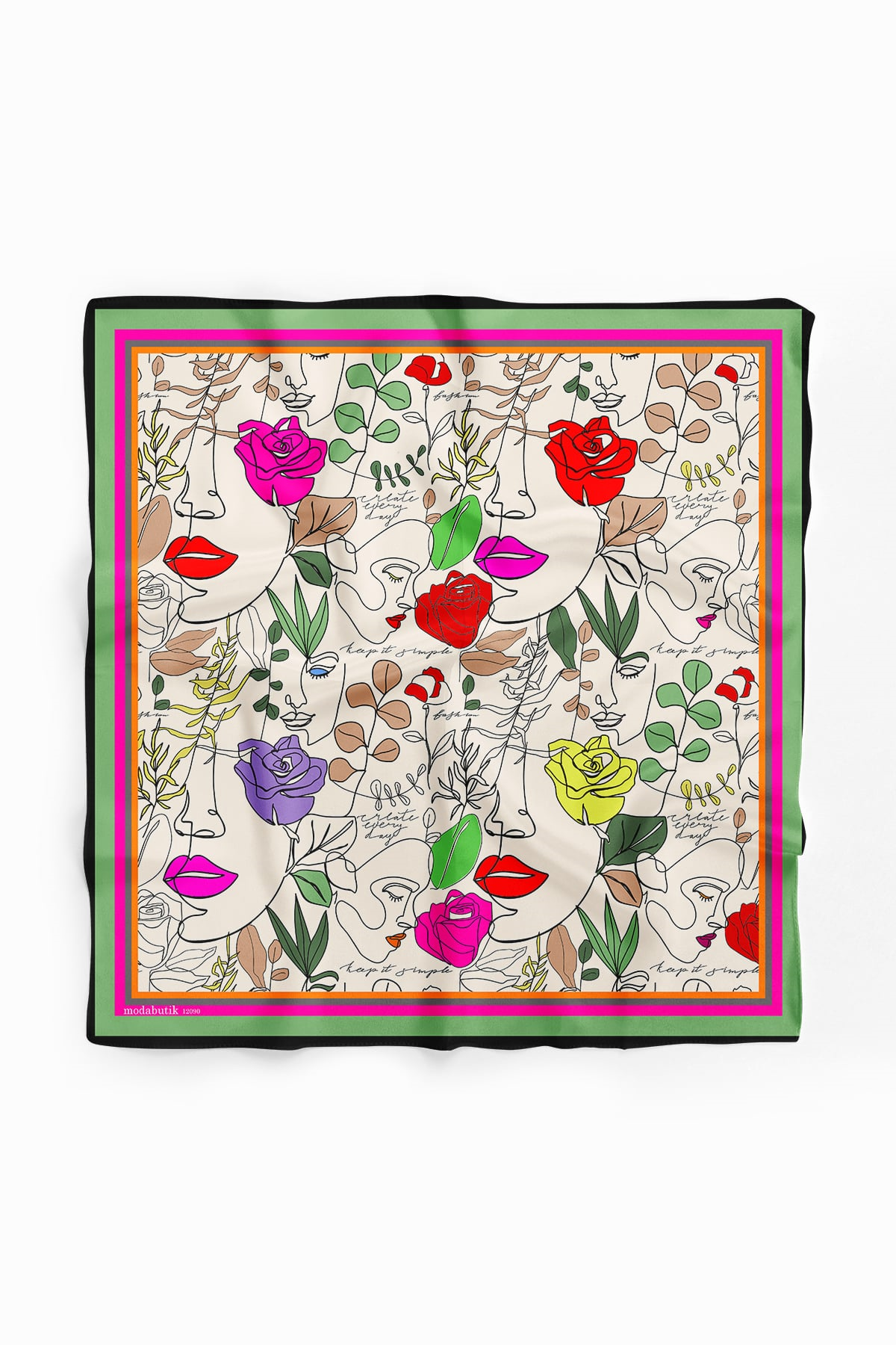 D83 MODERN FACEUP BANDANA DG12090