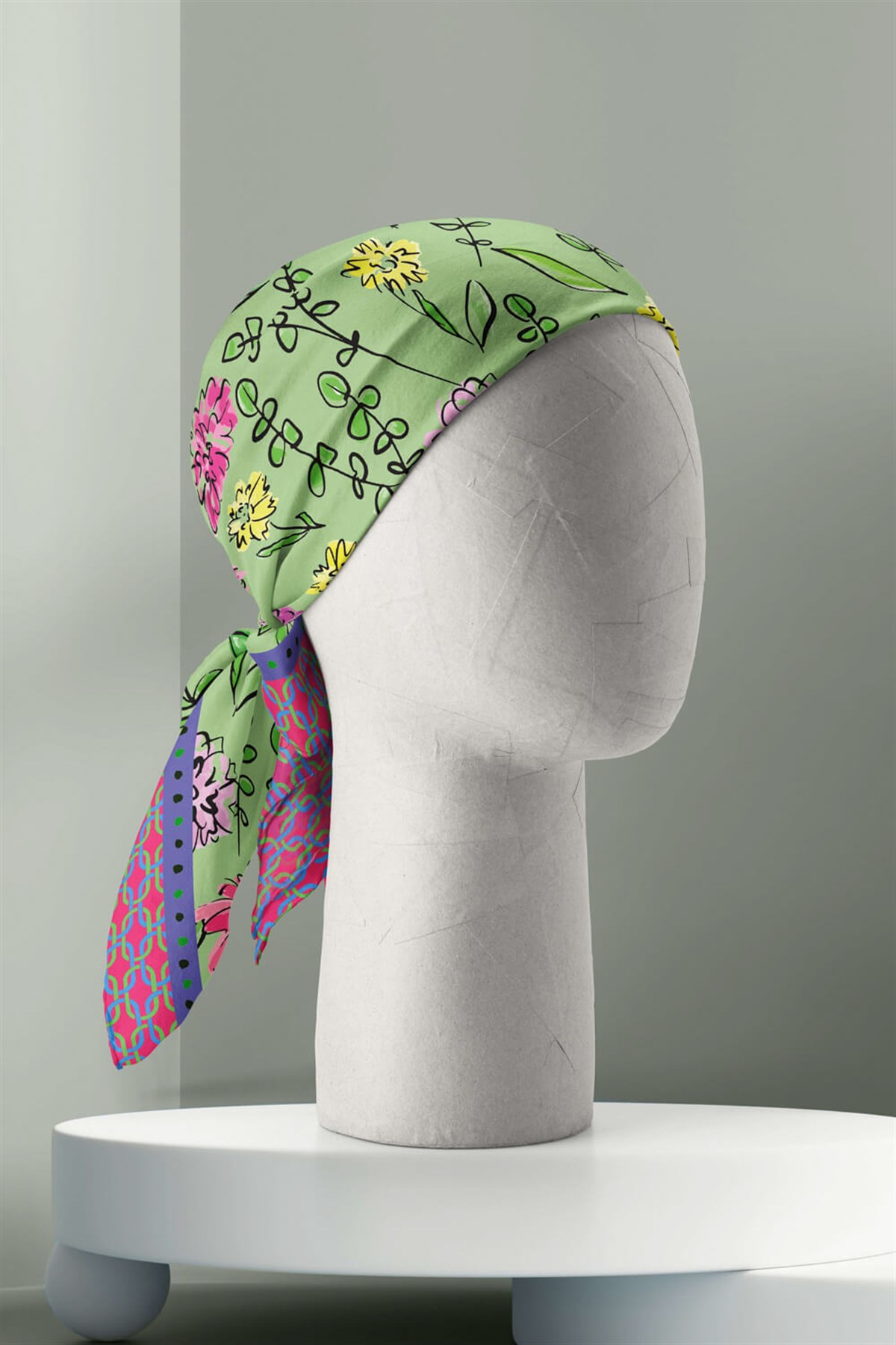 Violla D32 KADIN DESENLİ BANDANA
