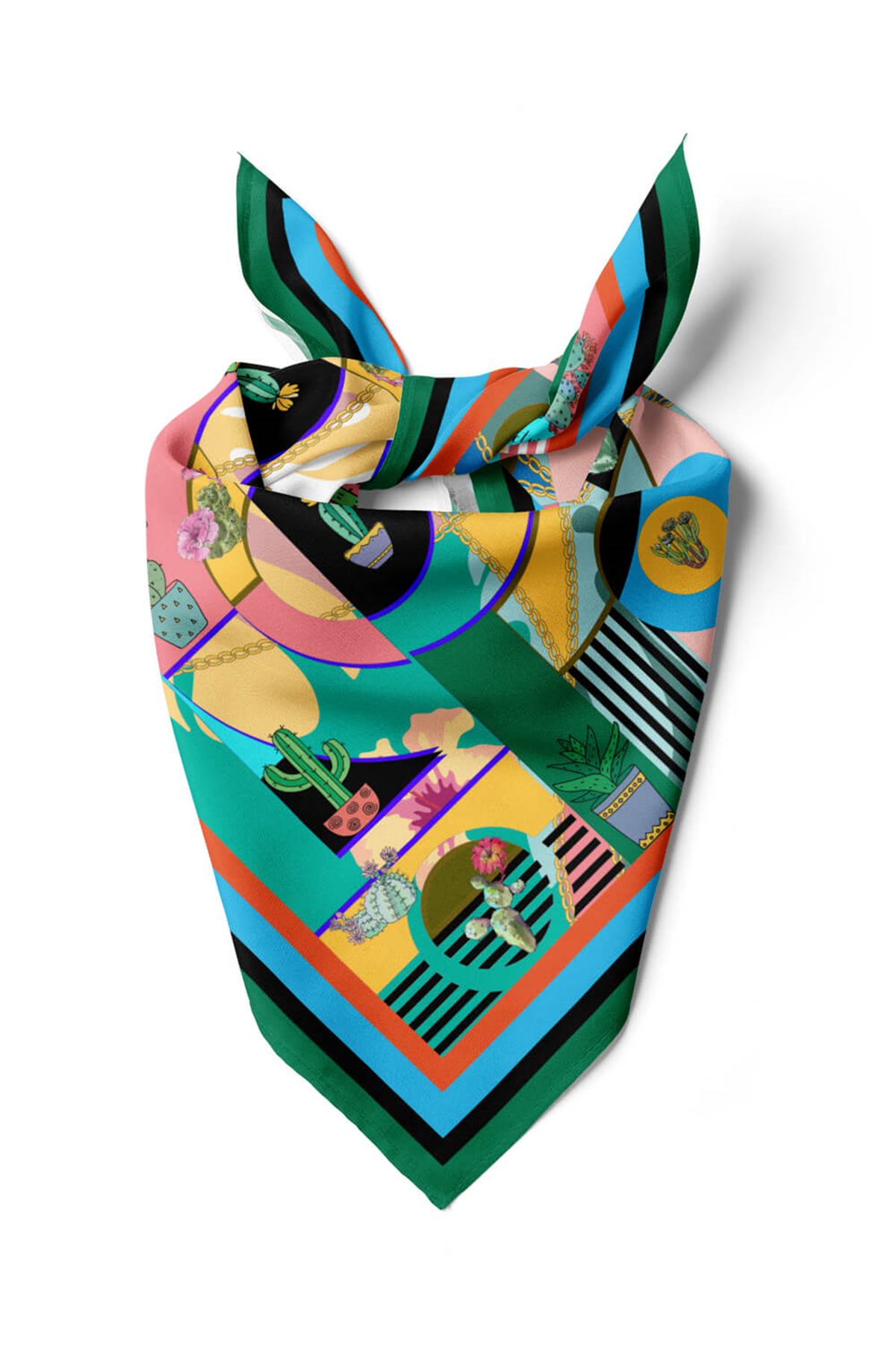 D43 KADIN DESENLİ BANDANA