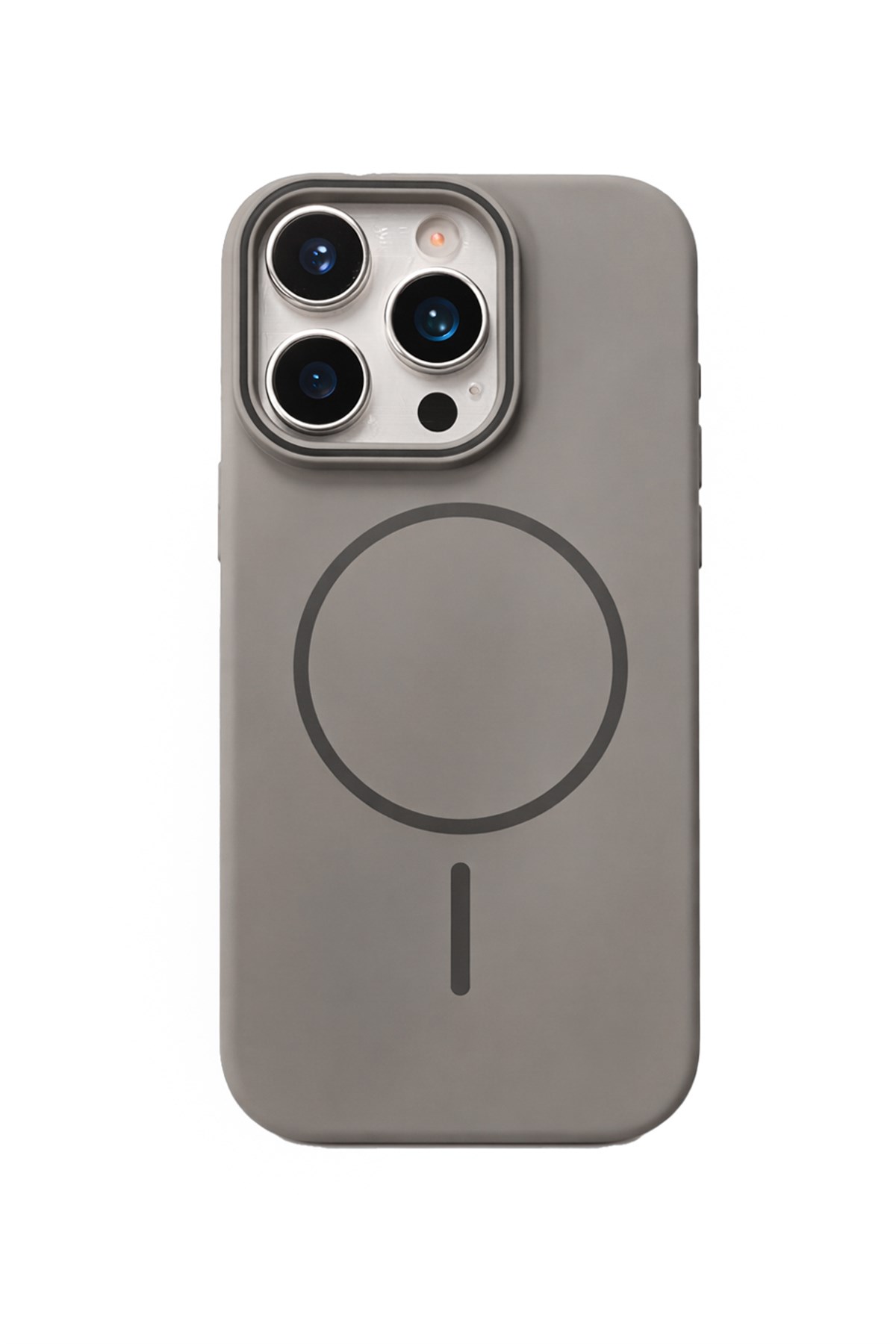 iPhone 14 Pro Max Uyumlu Kamera Çıkıntılı Magsafe Wireless Şarj Özellikli Sert Sararmaz Silikon Kılıf