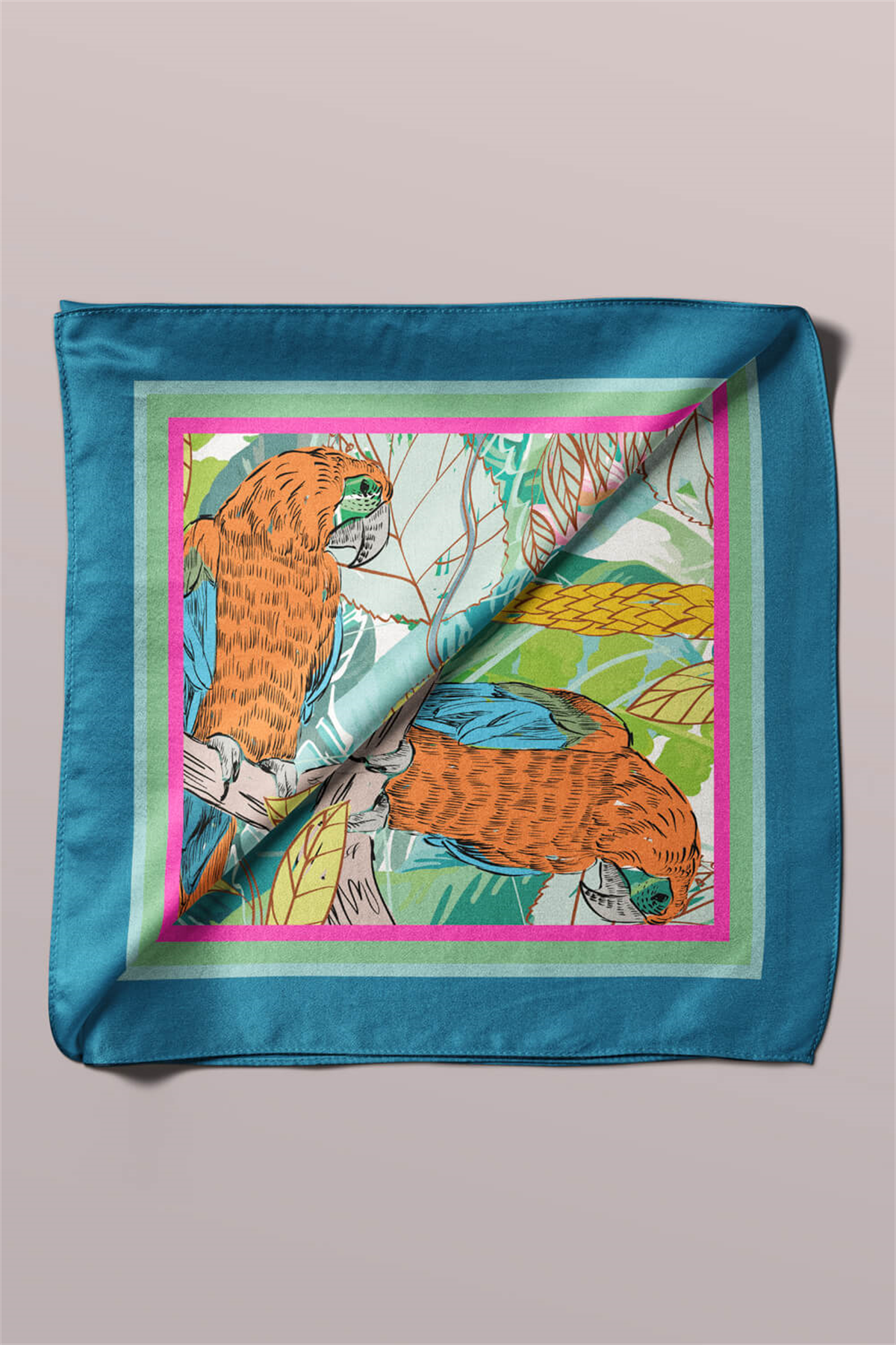 G80 TROPIC PARROT TASARILI BANDANA