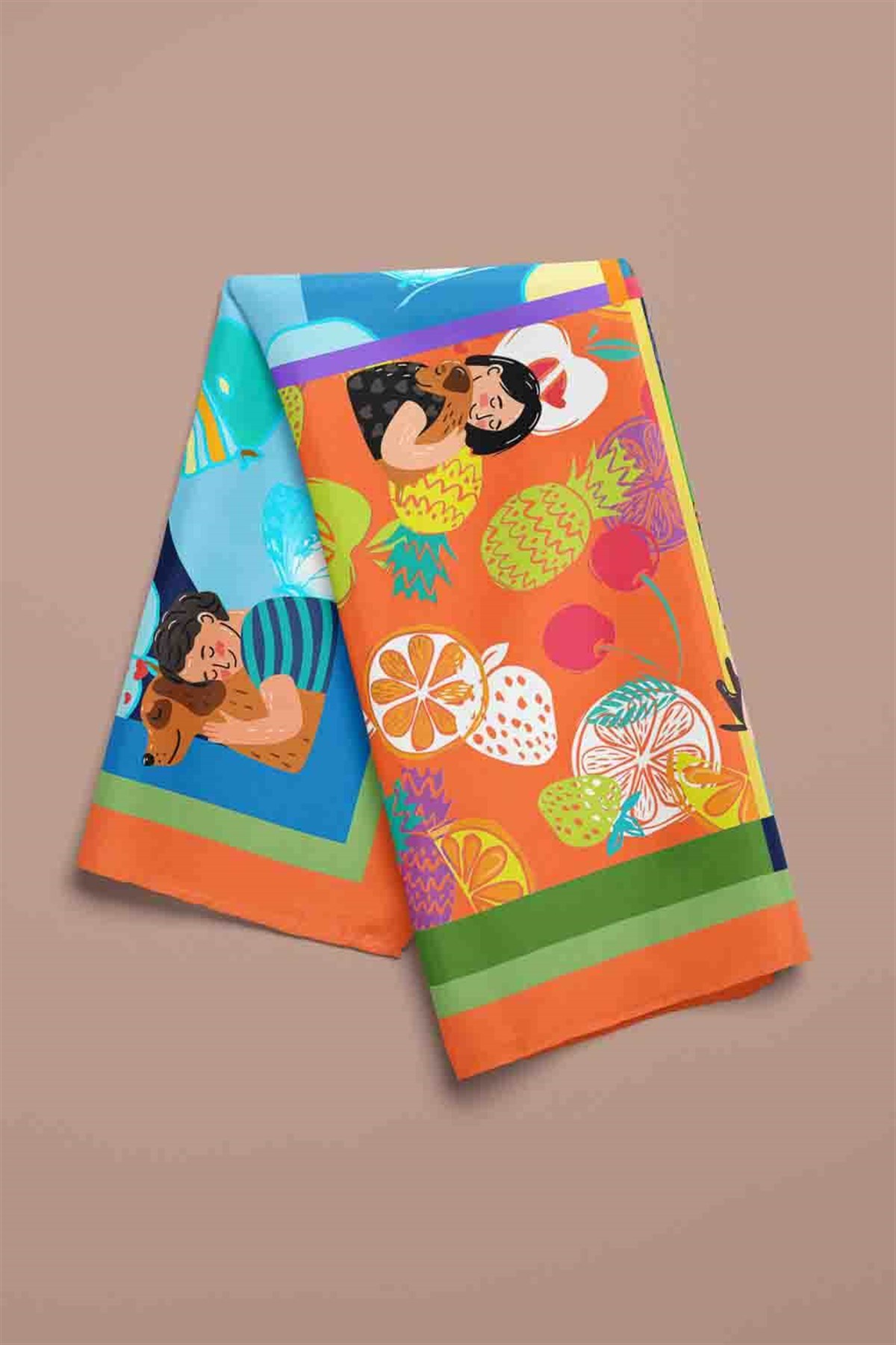 C52 KADIN DESENLİ BANDANA