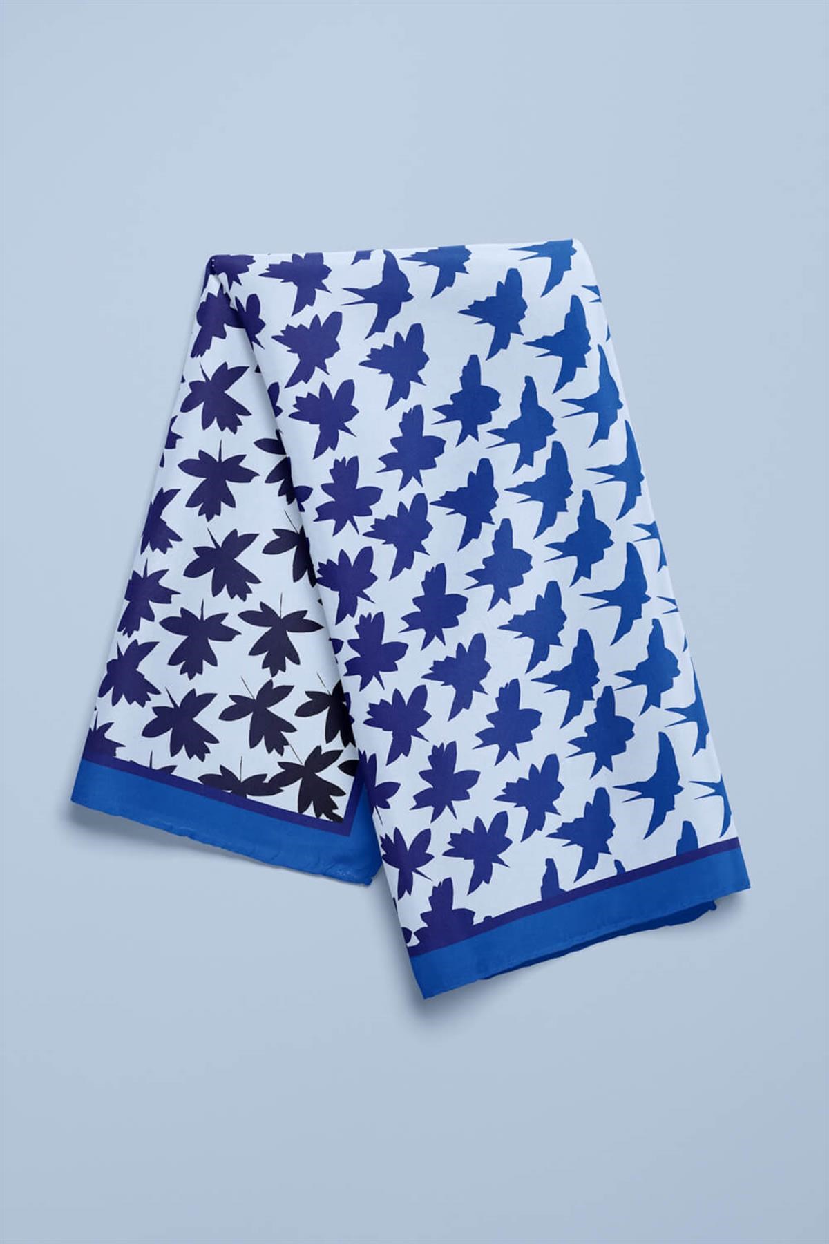 B49 Violla Martı Desenli Bandana