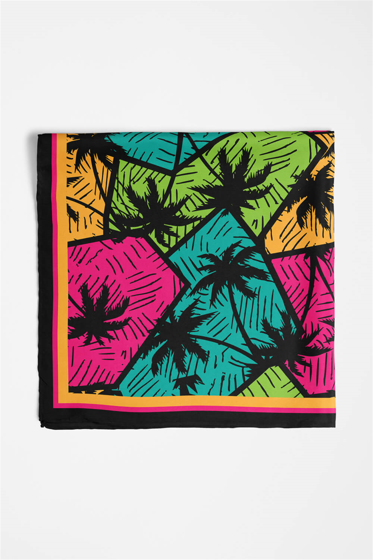 G56 Modabutik Palmiye Desenli Bandana