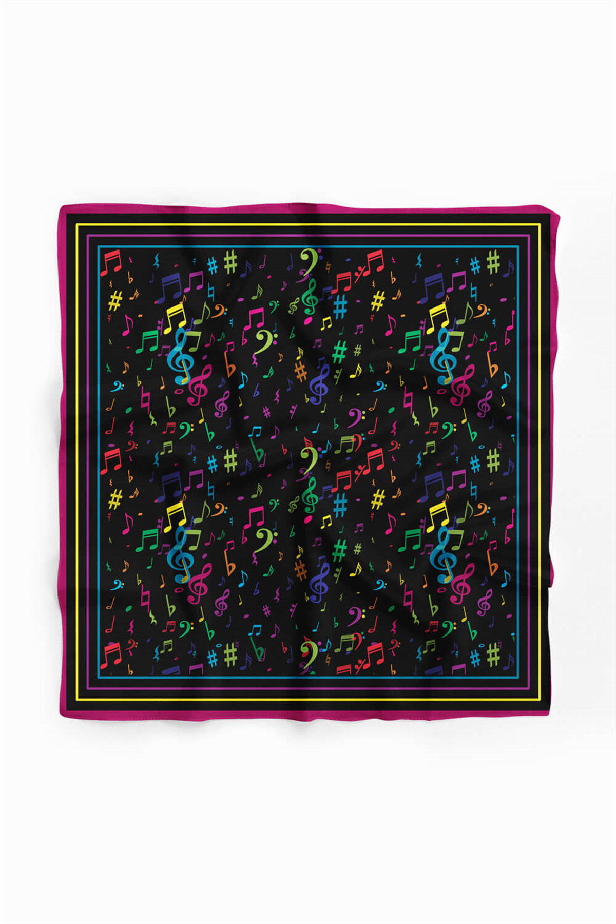 A28 Modabutik Nota Desenli Bandana