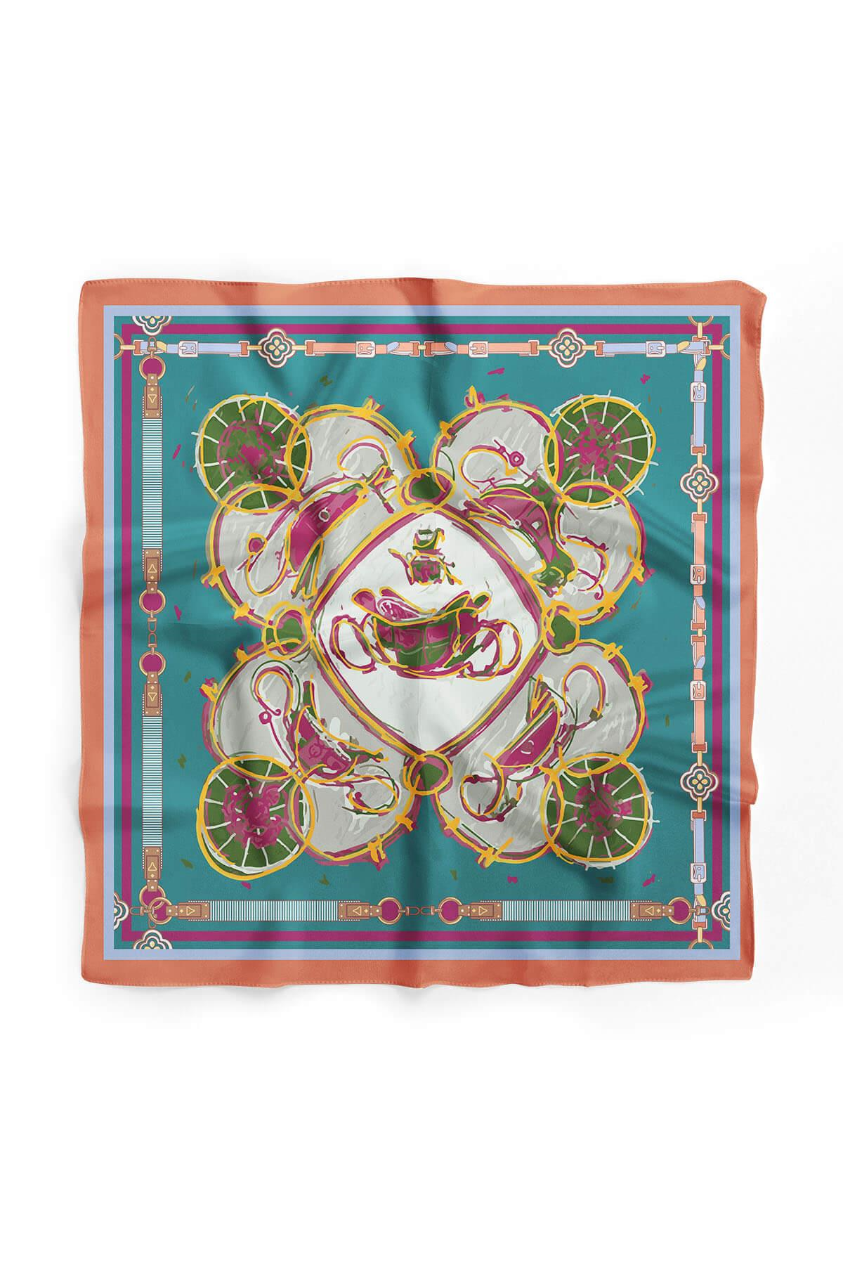 A69 ABSTRACT WATERCOLOR BANDANA