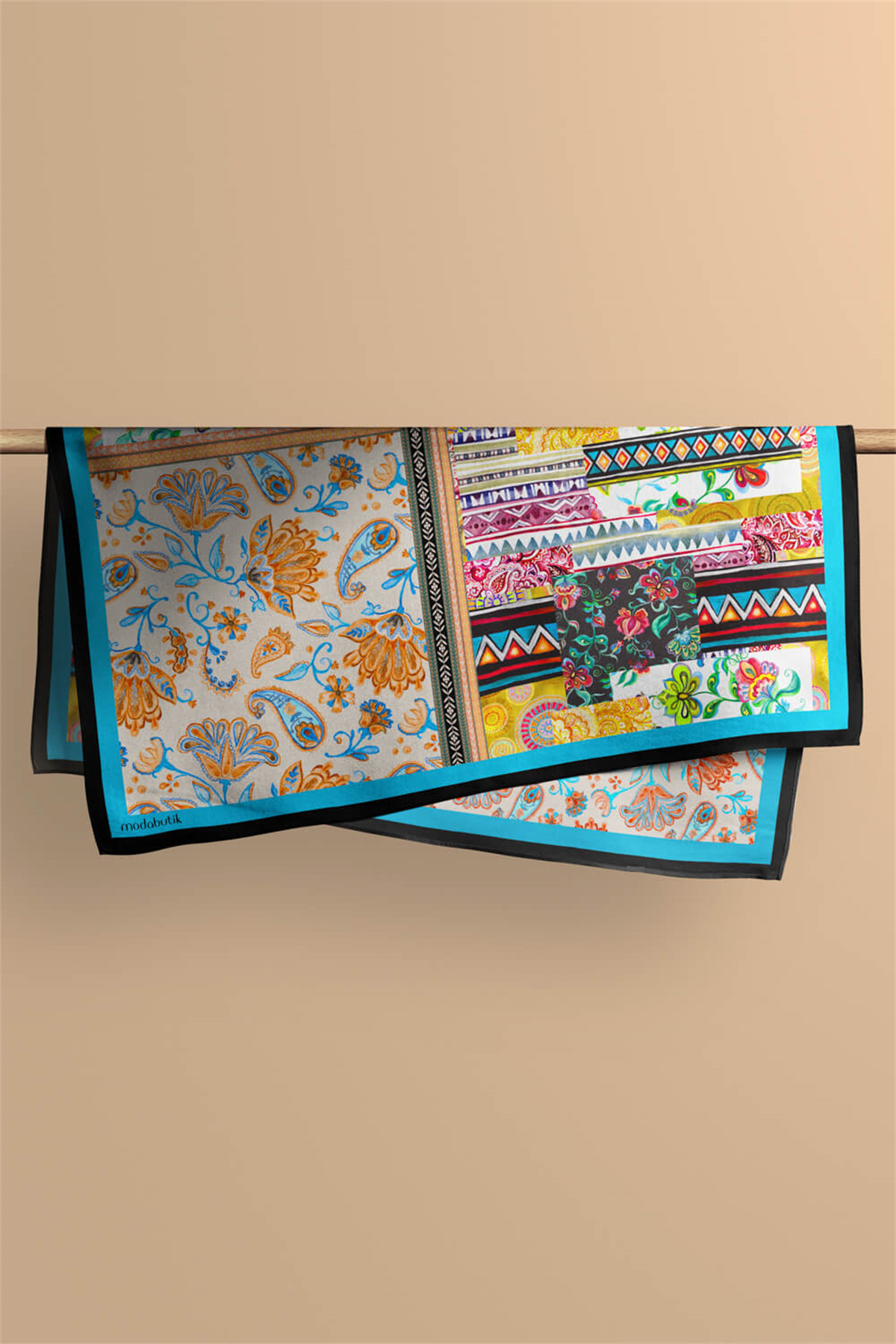 F44 KADIN DESENLİ BANDANA