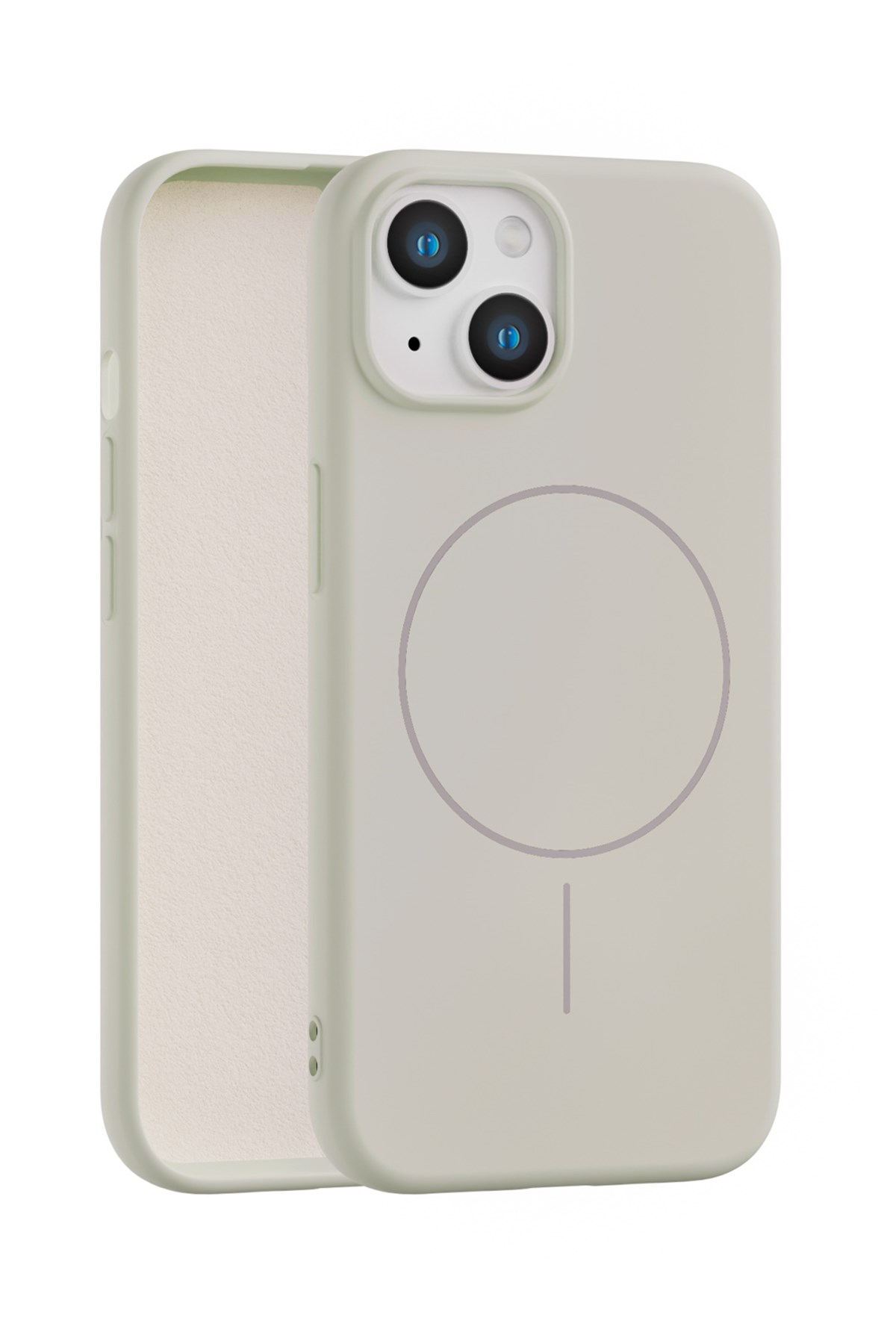iPhone 14 Uyumlu İçi Kadife Magsafe Wireless Şarj Özellikli Telefon Kılıfı