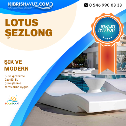 Lotus Şezlong | Şezlong | Konforlu yapısı ve ultra dayanıklı malzeme kalitesi ile zarif LOTUS şezlong modeli.