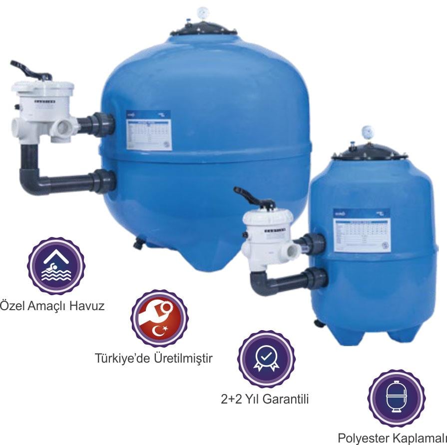 Water Fun LAMEX Havuz Kum Filtresi Vanalı 650 mm  | Havuz Filtresi | 