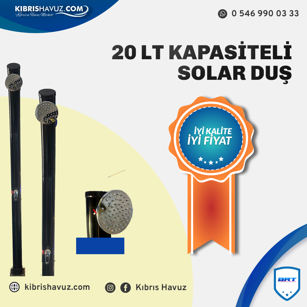 Solar Havuz Duşu 20 Litre  | Duş | Havuz Duş Sistemleri | Solar Havuz Duşu 20 Litre  