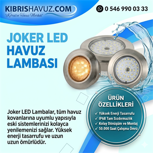 Joker Led Lamba - Tüm Havuz Lambalarına Uyumlu  | Havuz Lambaları | 