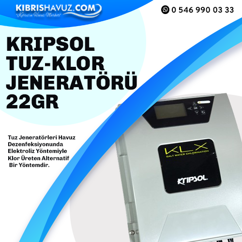 Tuz-Klor Jeneratörü 22GR/HR 220V KRIPSOL KLX  | Tuz Klor Jeneratörleri | 
