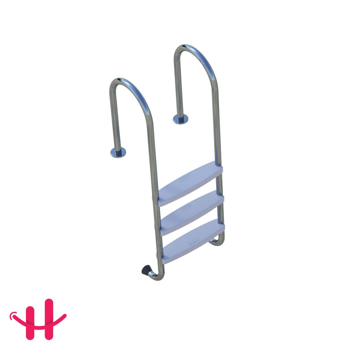 Paslanmaz 304 Muro Havuz Merdiveni Plastik Basamaklı | Havuz Merdivenleri | Paslanmaz 304 Muro Havuz Merdiveni - Havuz.com.tr