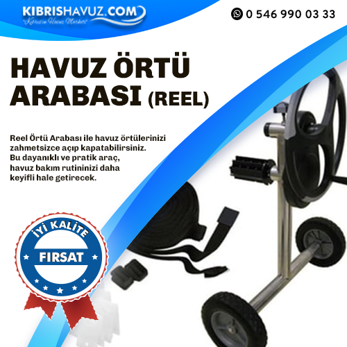 Reel Örtü Arabası | Havuz Örtü Arabası | Reel Örtü Arabası için ideal çözüm! 